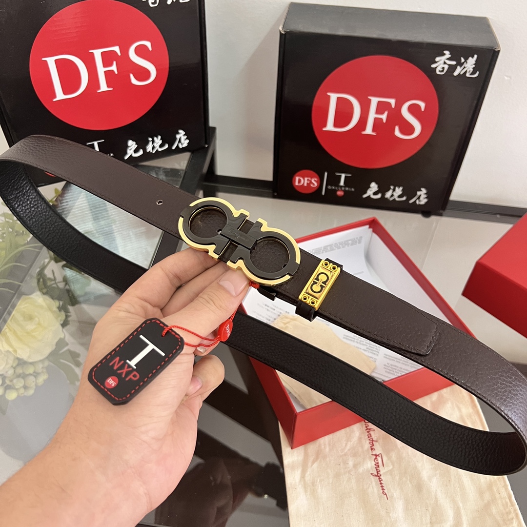 Streetwear Belt Ferragamo 320266 size:3.5cm - vstockx