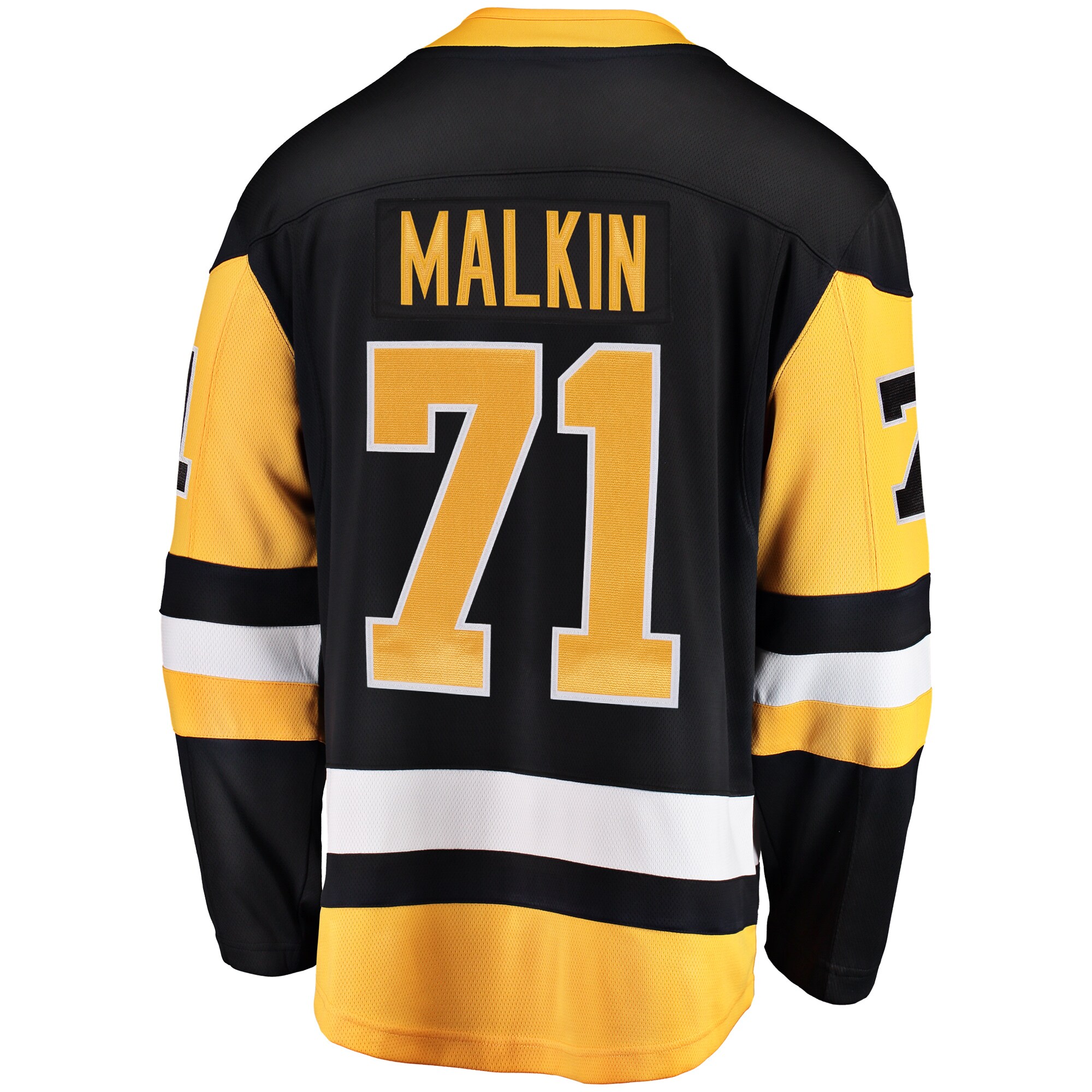 Evgeni Malkin Pittsburgh Penguins Fanatics Branded Breakaway Player Jersey - Black - vstockx