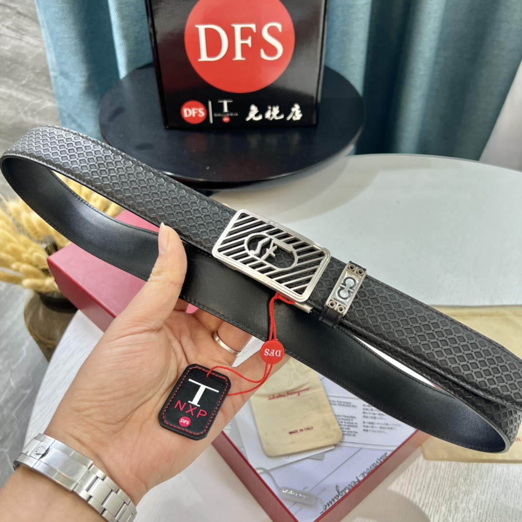 Streetwear Belt Ferragamo 319568 size:3.5cm - vstockx