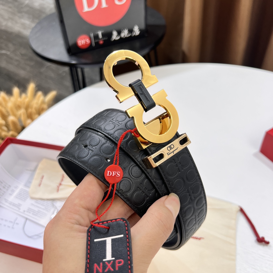 Streetwear Belt Ferragamo 319803 size:3.5cm - vstockx