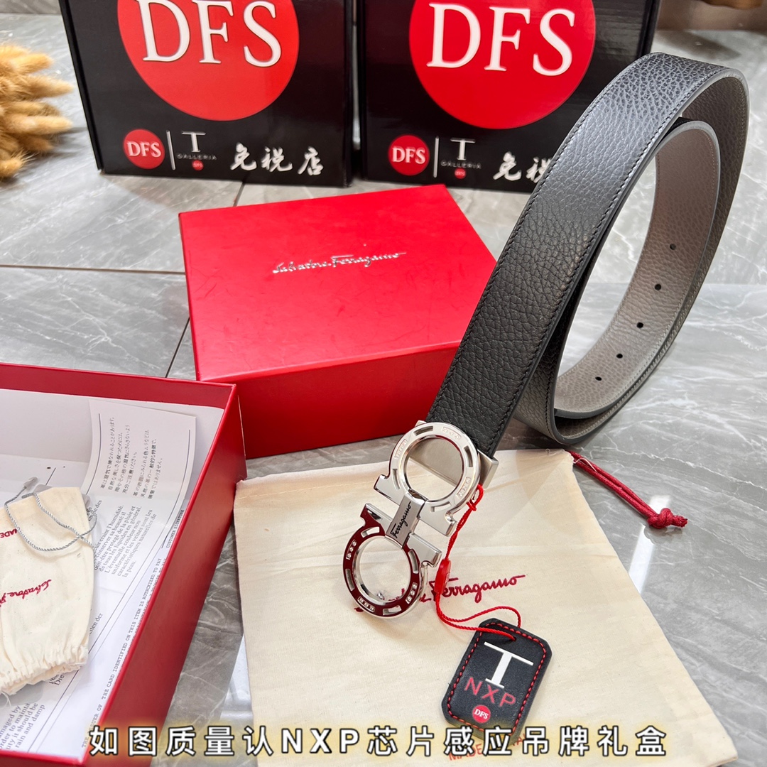 Streetwear Belt Ferragamo 319808 size:3.5cm - vstockx