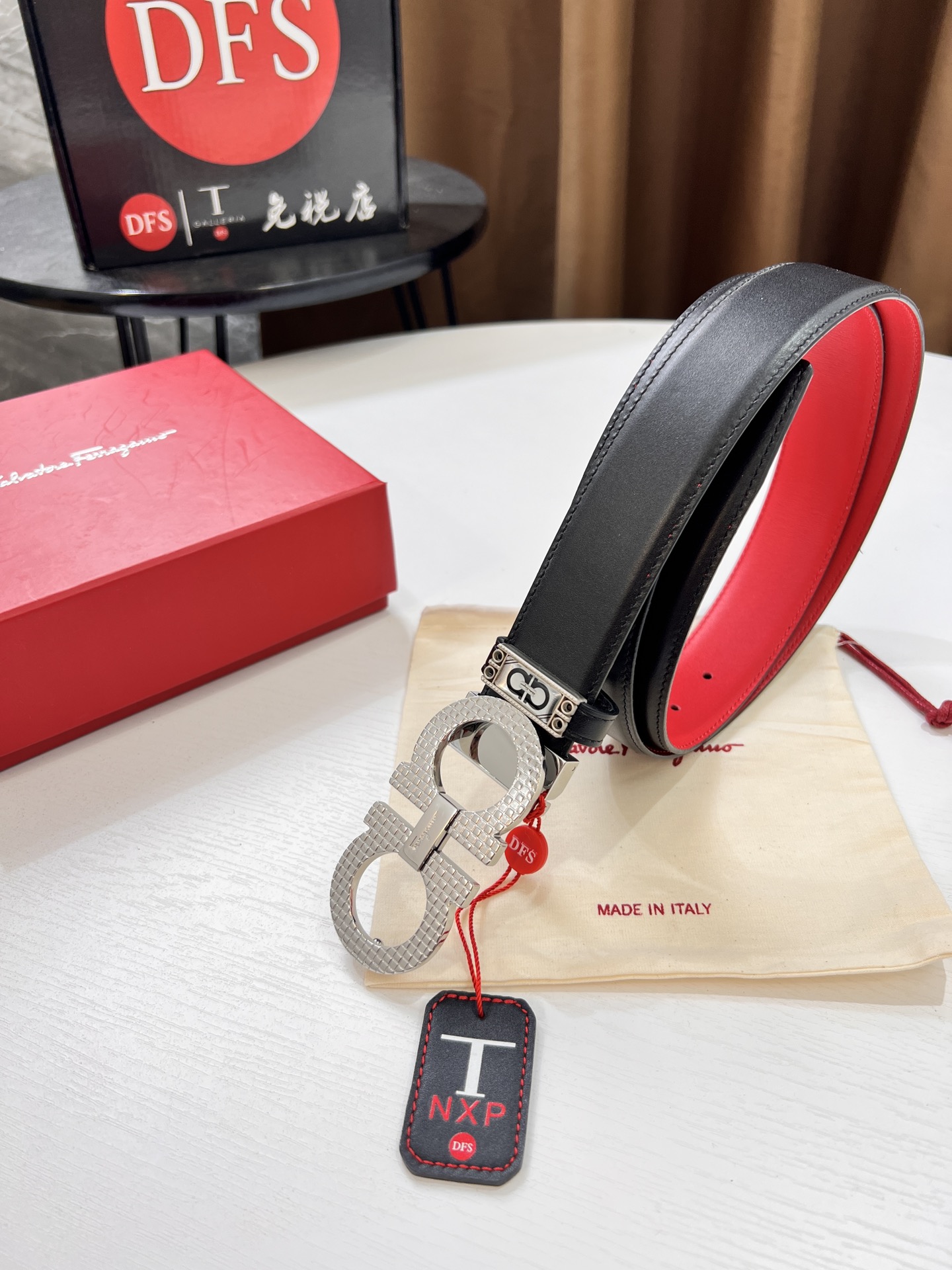 Streetwear Belt Ferragamo 320045 size:3.5cm - vstockx