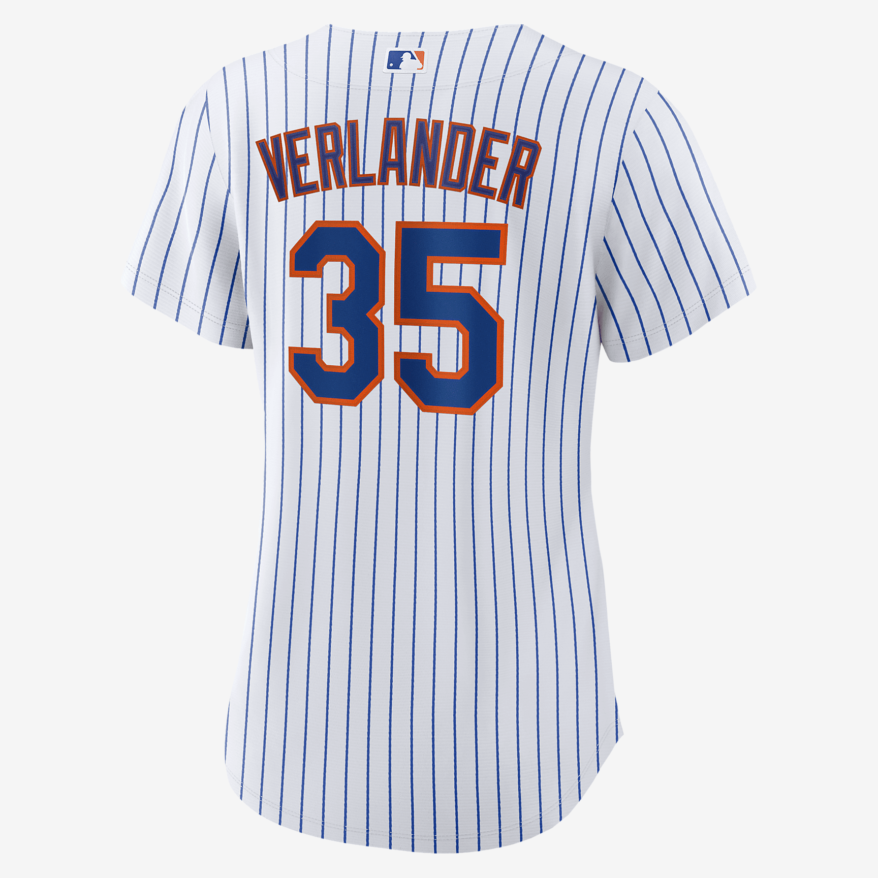 MLB New York Mets (Justin Verlander) Women's Replica Baseball Jersey - White/Royal - vstockx