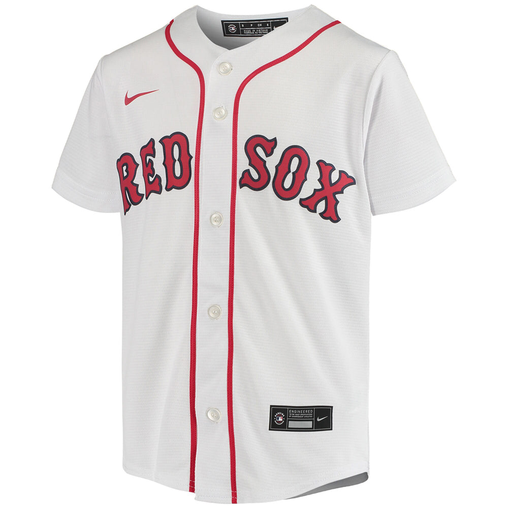 Youth Boston Red Sox Xander Bogaerts Home Player Jersey - White - vstockx