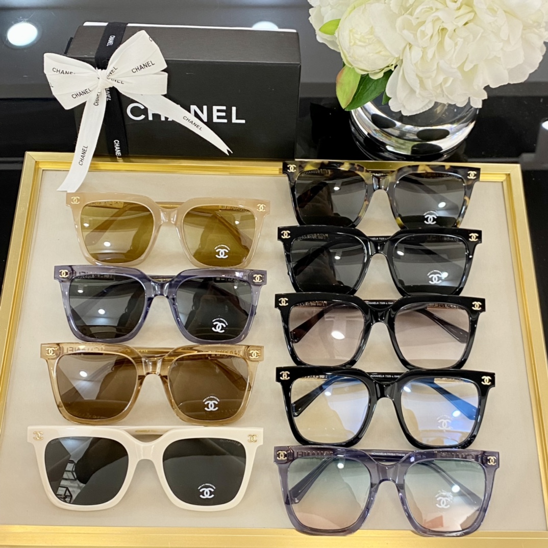 Sunglasses Chanel CH7329 size:56-22-145 - vstockx