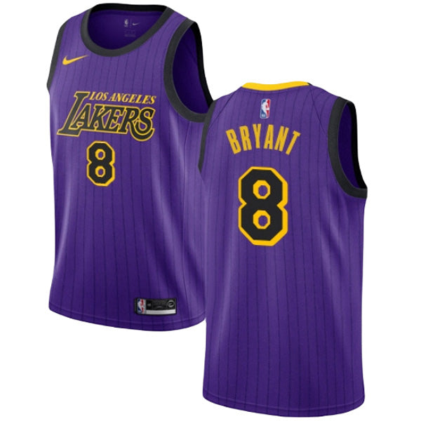 Men's Los Angeles Lakers Kobe Bryant City Edition Jersey - Purple - vstockx