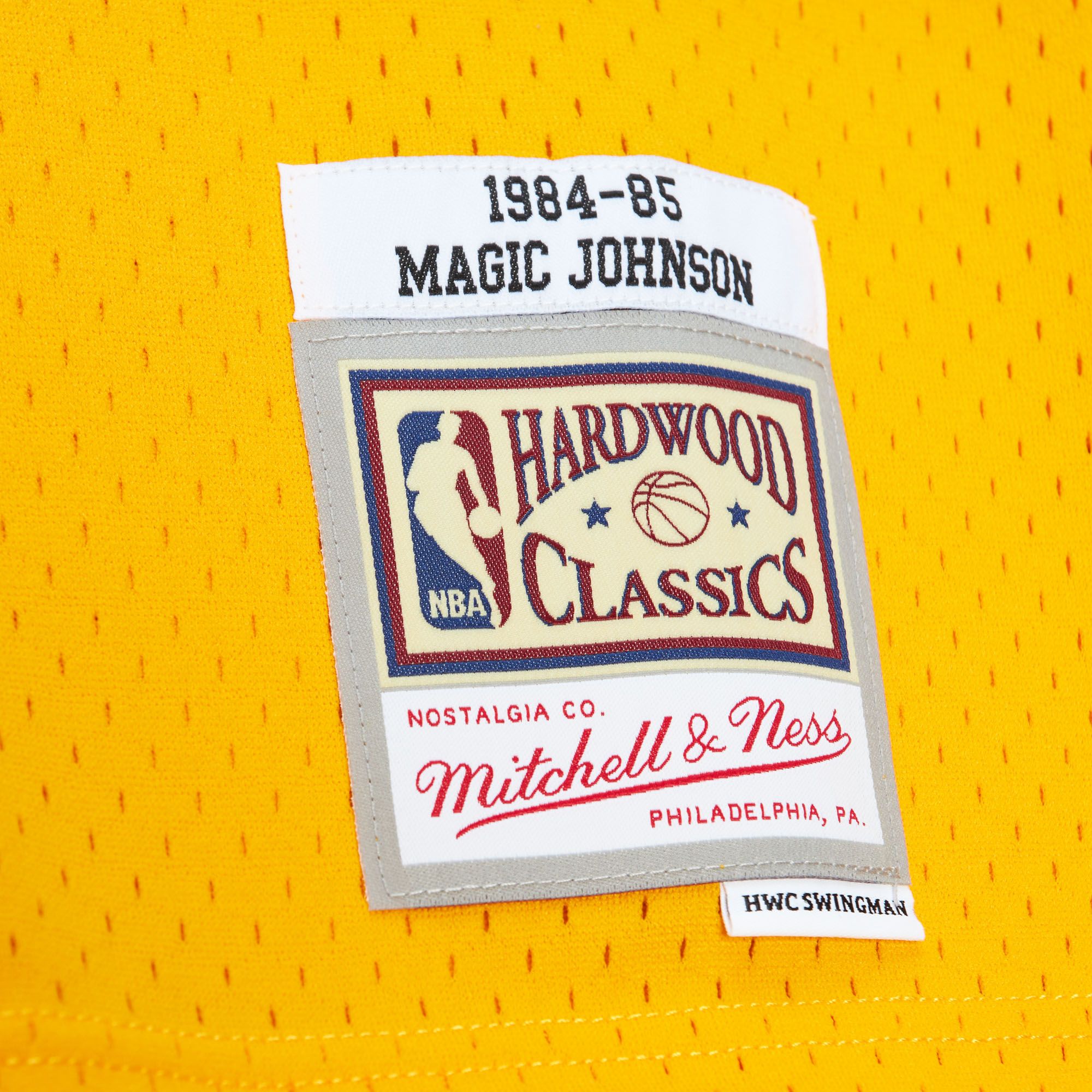 Big Face 7.0 Swingman Jersey Los Angeles Lakers 1984-85 Magic Johnson - vstockx