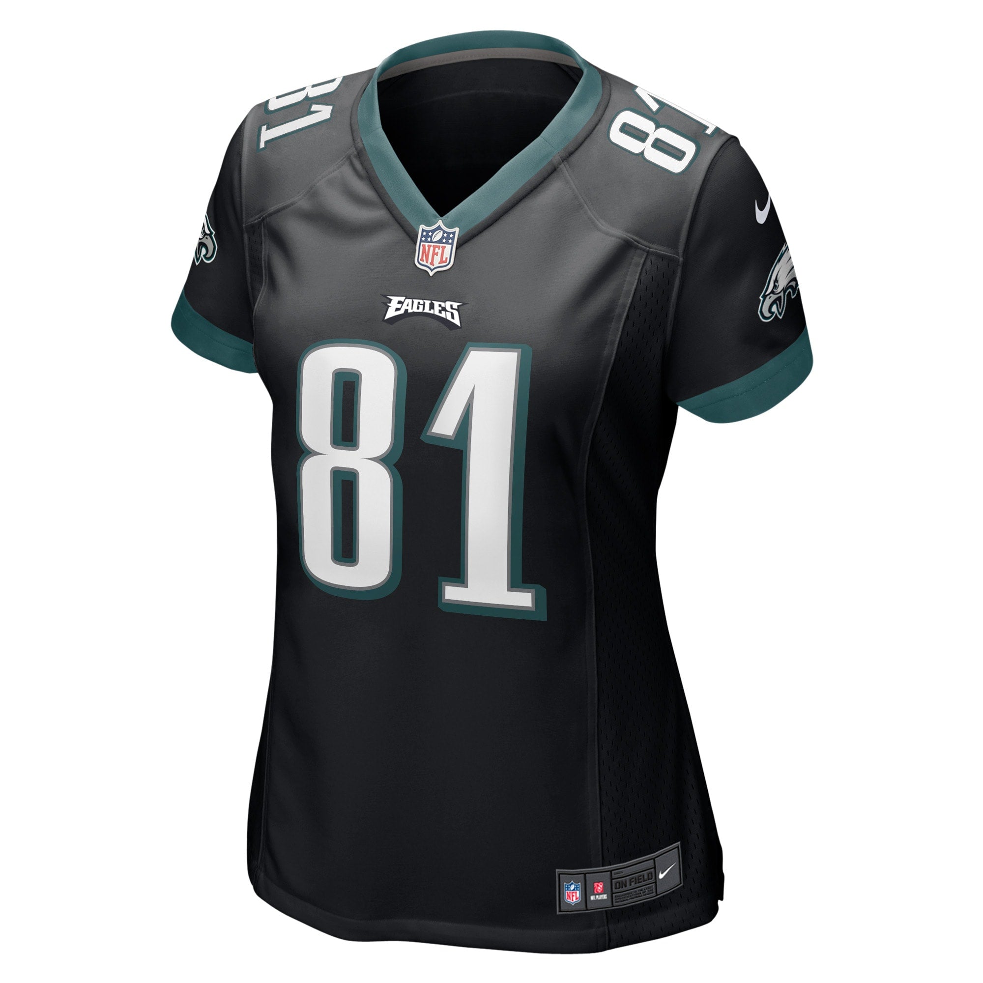 Women's Nike Terrell Owens Black Philadelphia Eagles Retired Player Jersey - vstockx