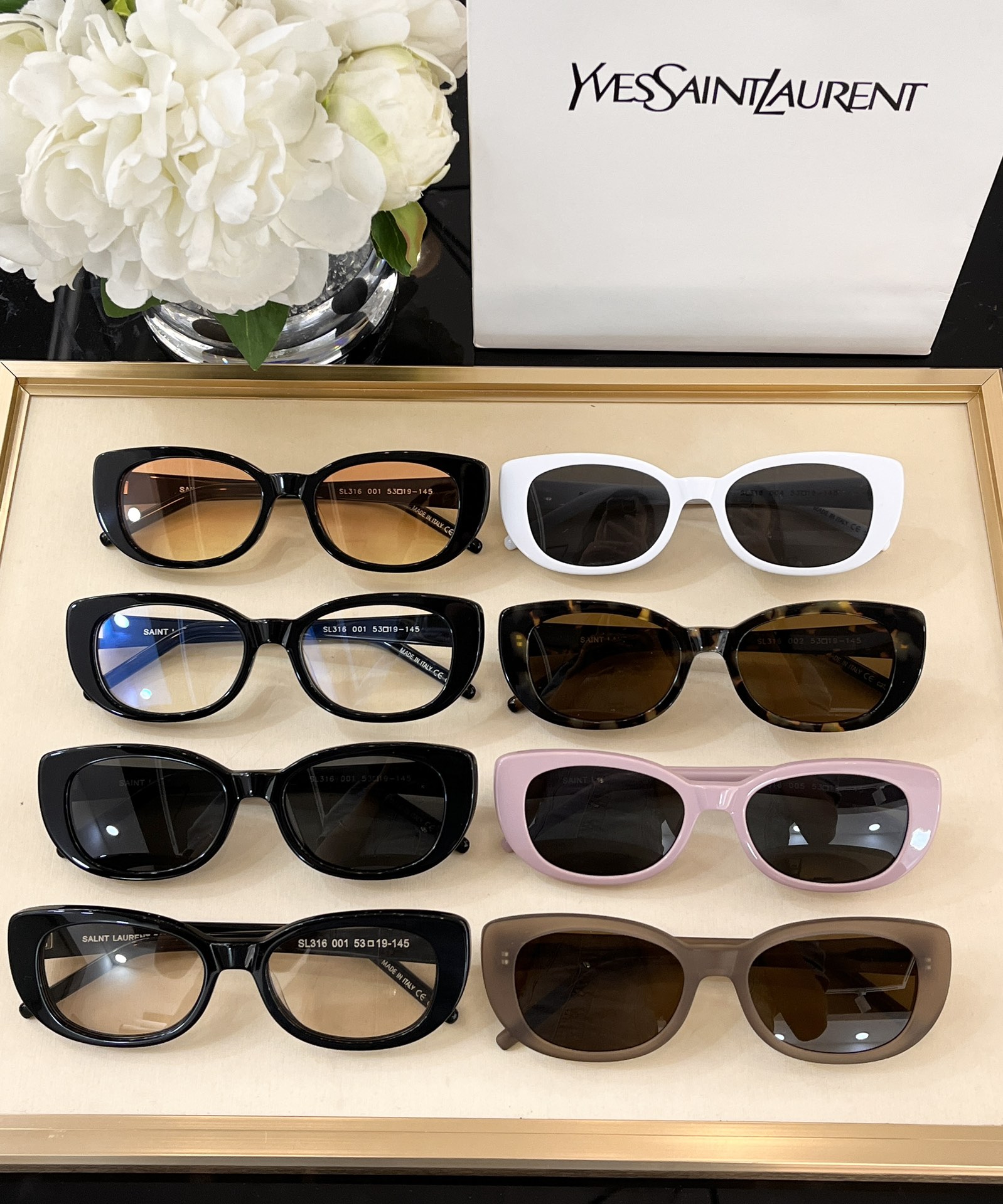 Sunglasses Saint Laurent SL316 Size:53 19-145 - vstockx