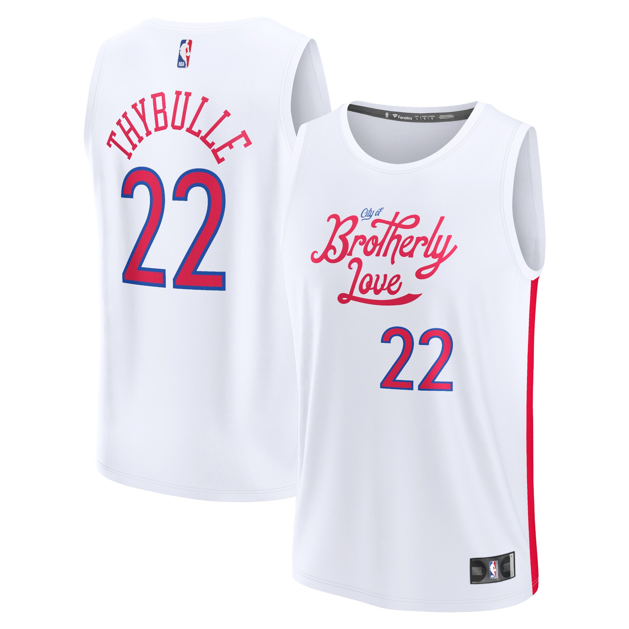 Matisse Thybulle Philadelphia 76ers Fanatics Branded 2022/23 Fastbreak Jersey - City Edition - White - vstockx