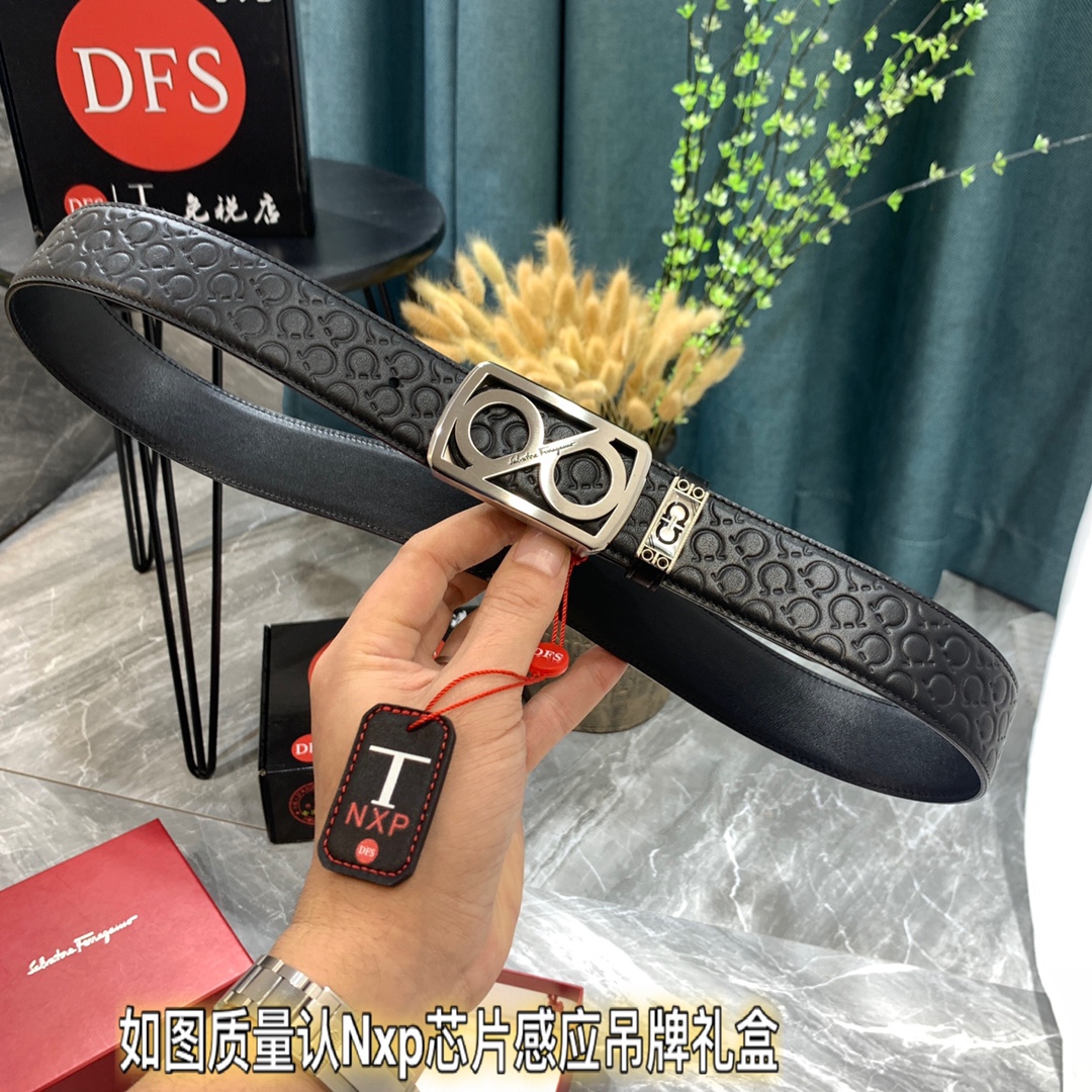 Streetwear Belt Ferragamo 319395 size:3.5cm - vstockx