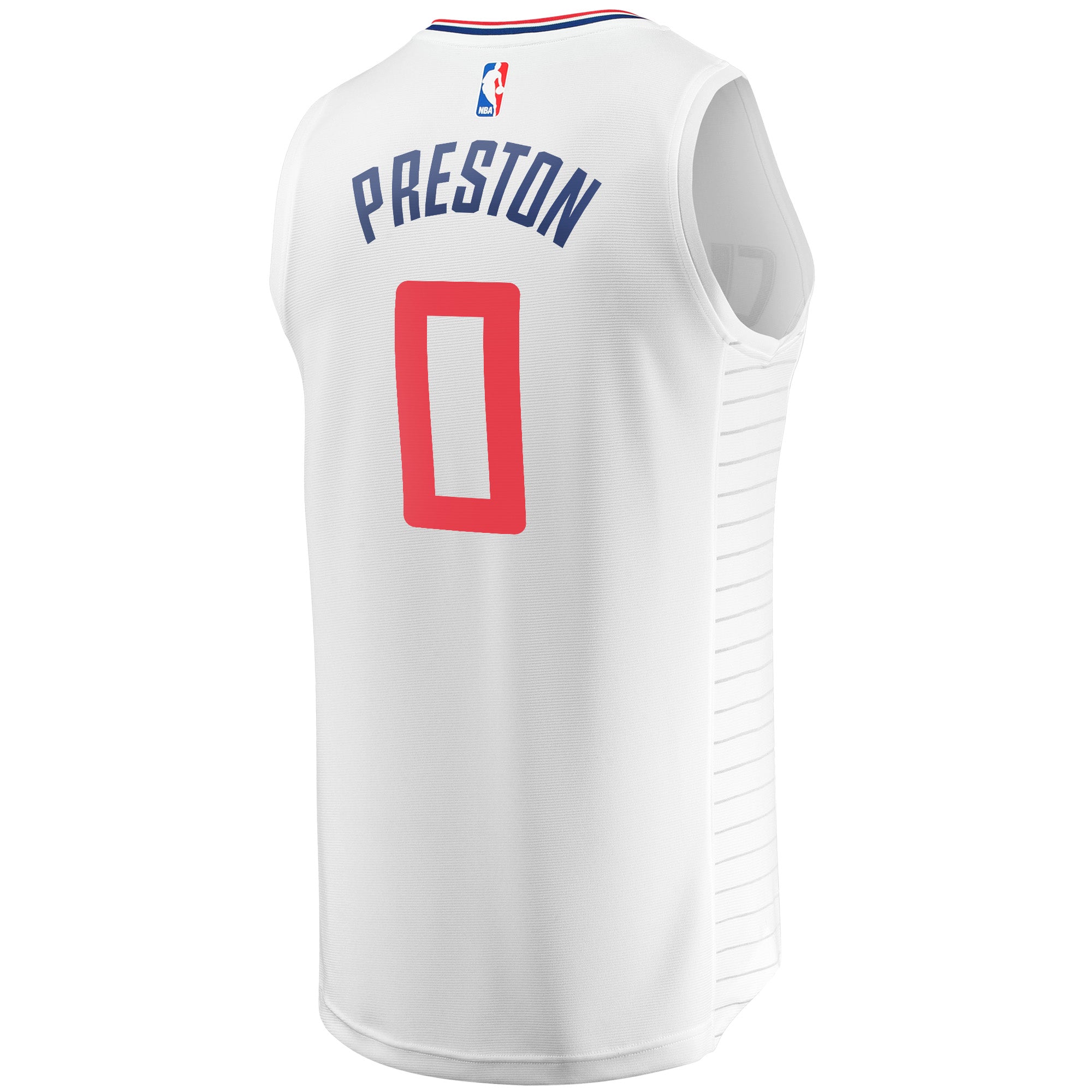 Men's Fanatics Branded Jason Preston White LA Clippers Fast Break Player Jersey - Association Edition - vstockx