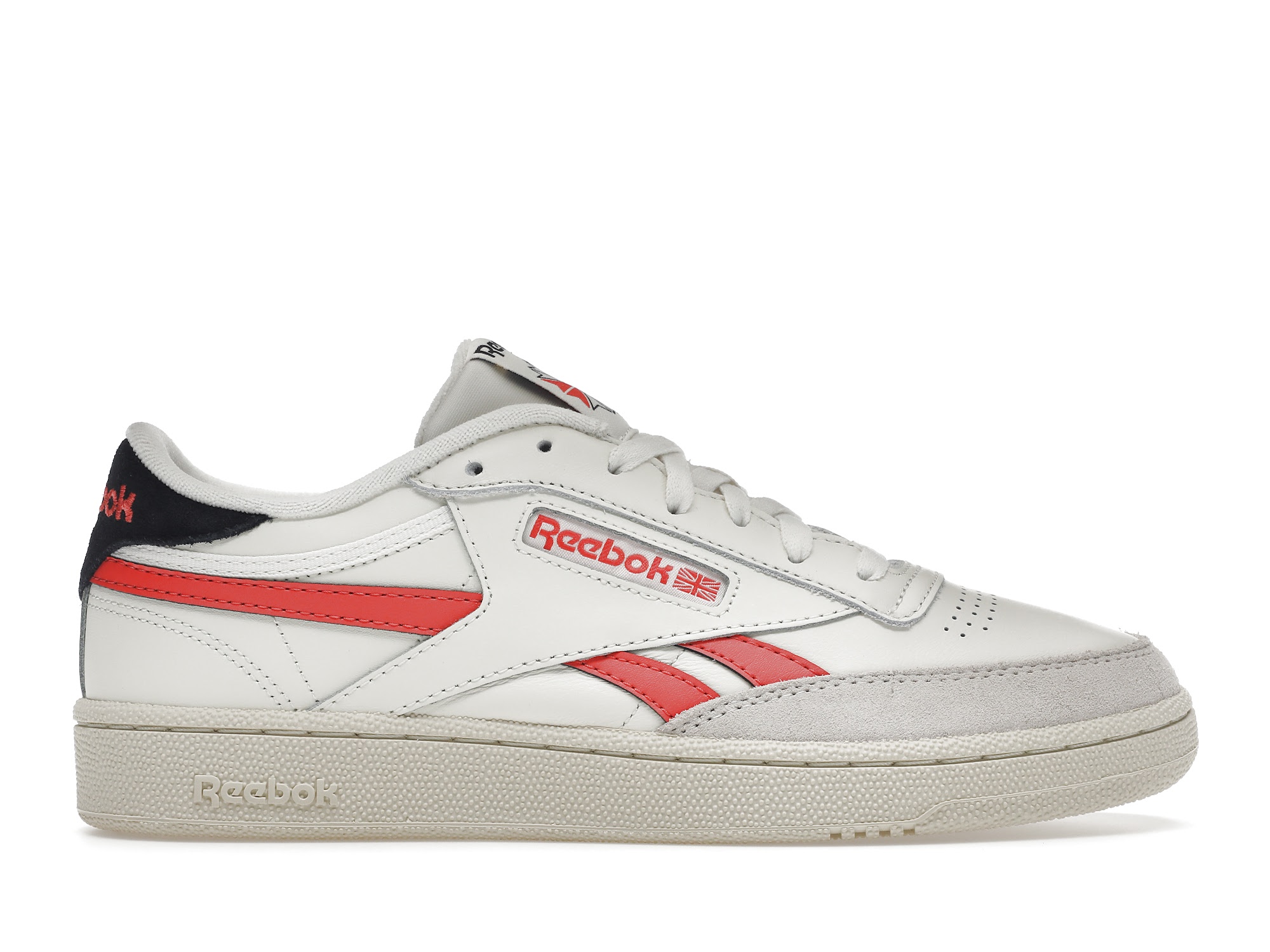 Reebok Club C Revenge Chalk Semi Orange Flare - vstockx