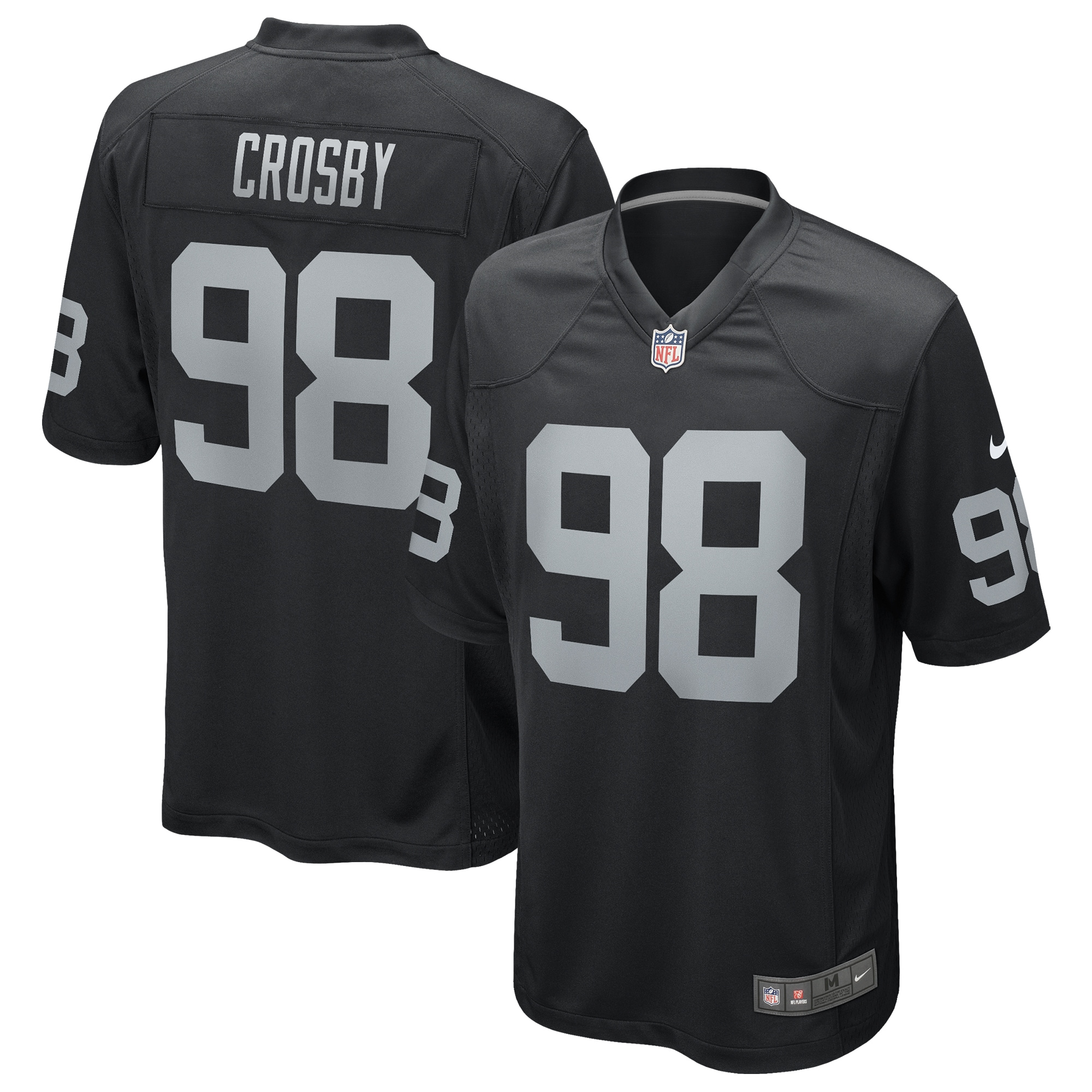 Maxx Crosby Las Vegas Raiders Nike Game Jersey - Black - vstockx