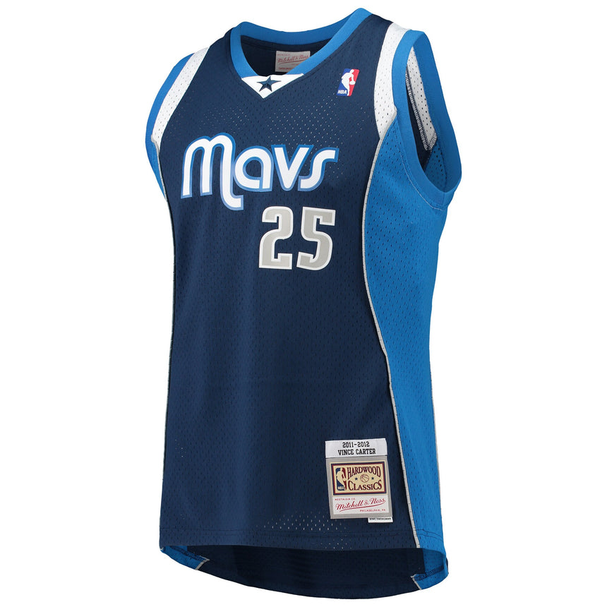 Men's Vince Carter Dallas Mavericks Mitchell & Ness 2011-12 Hardwood Classics Swingman Jersey - Navy - vstockx