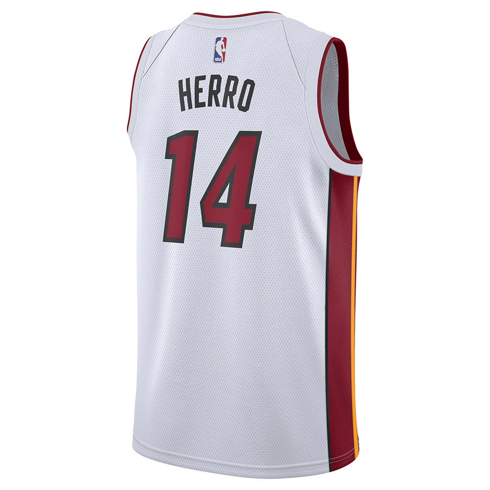 Youth Miami Heat Tyler Herro Association Jersey - White - vstockx