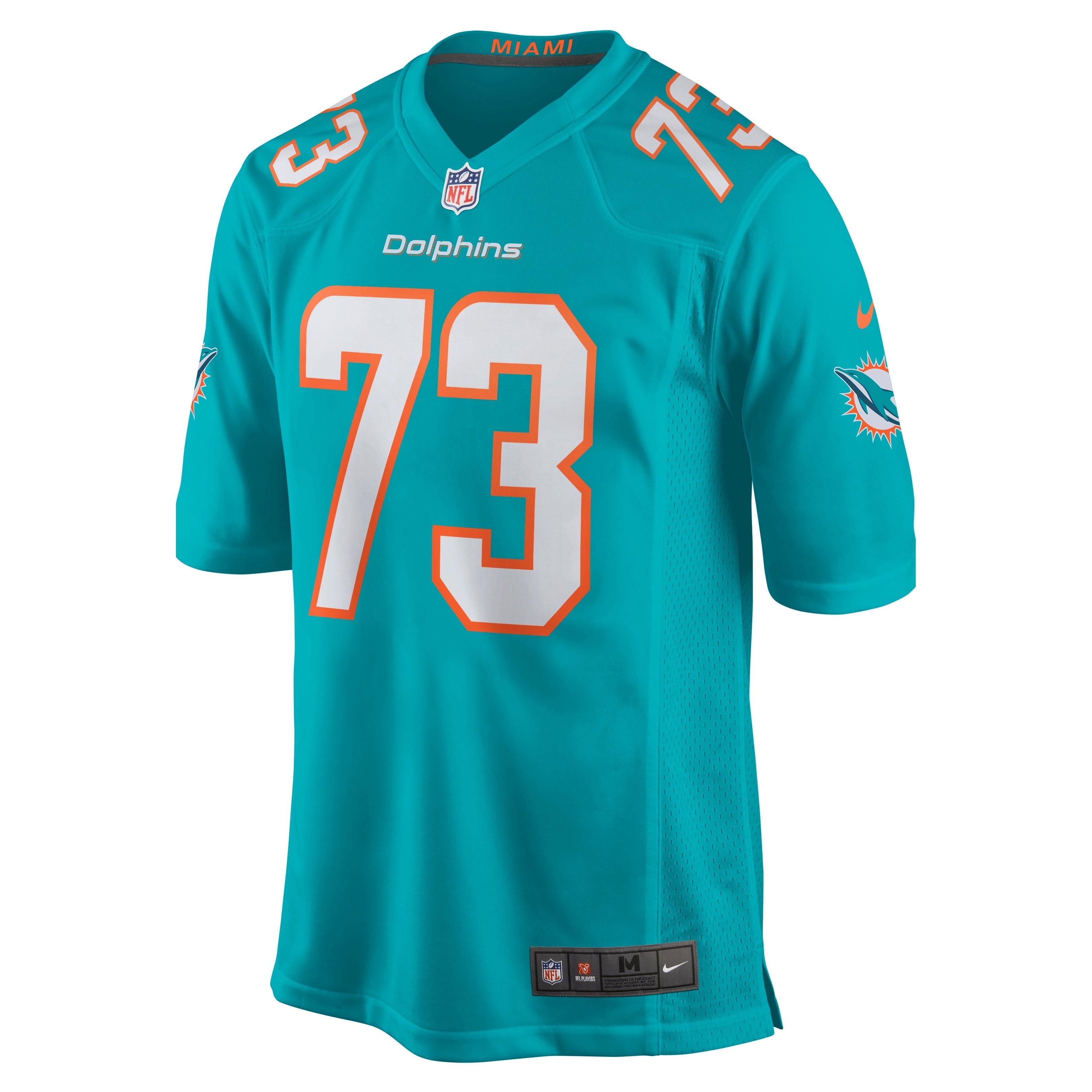 Men's Nike Austin Jackson Aqua Miami Dolphins Player Game Jersey - vstockx