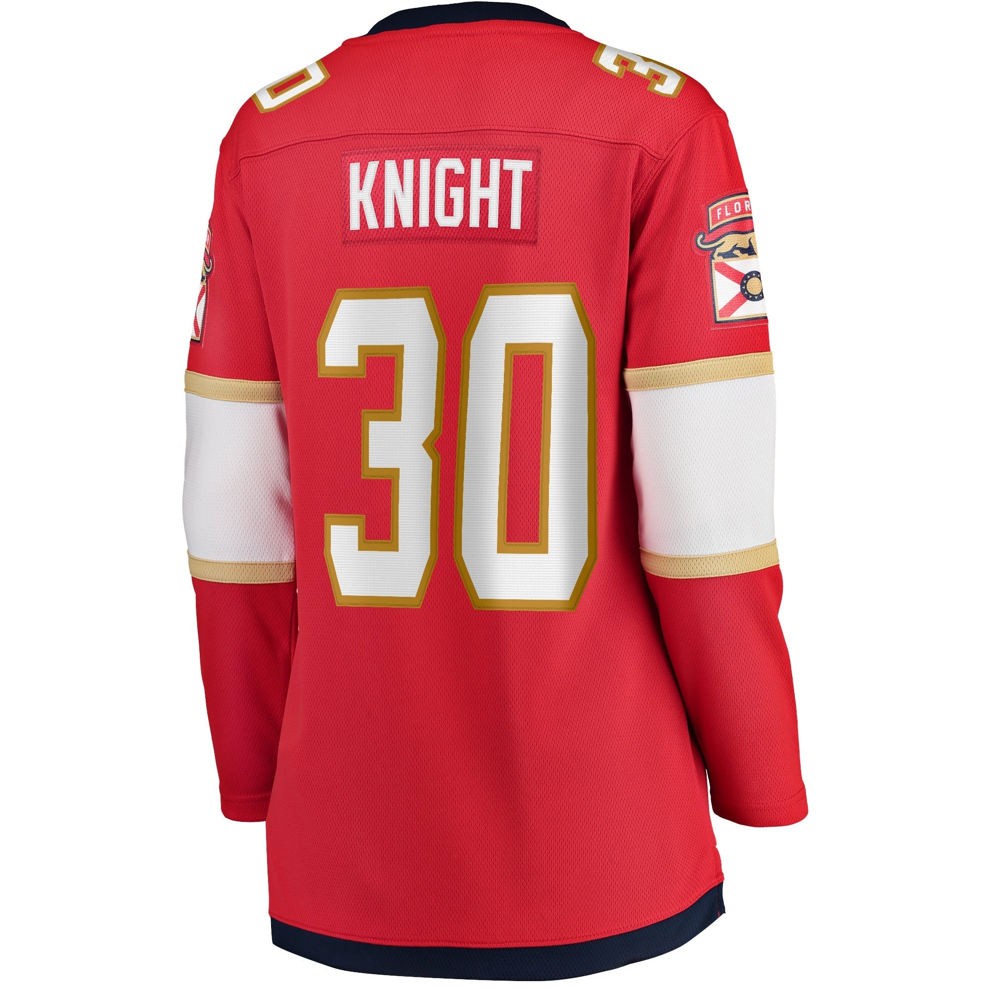 Women's Fanatics Branded Spencer Knight Red Florida Panthers 2017/18 Home Breakaway Jersey - vstockx