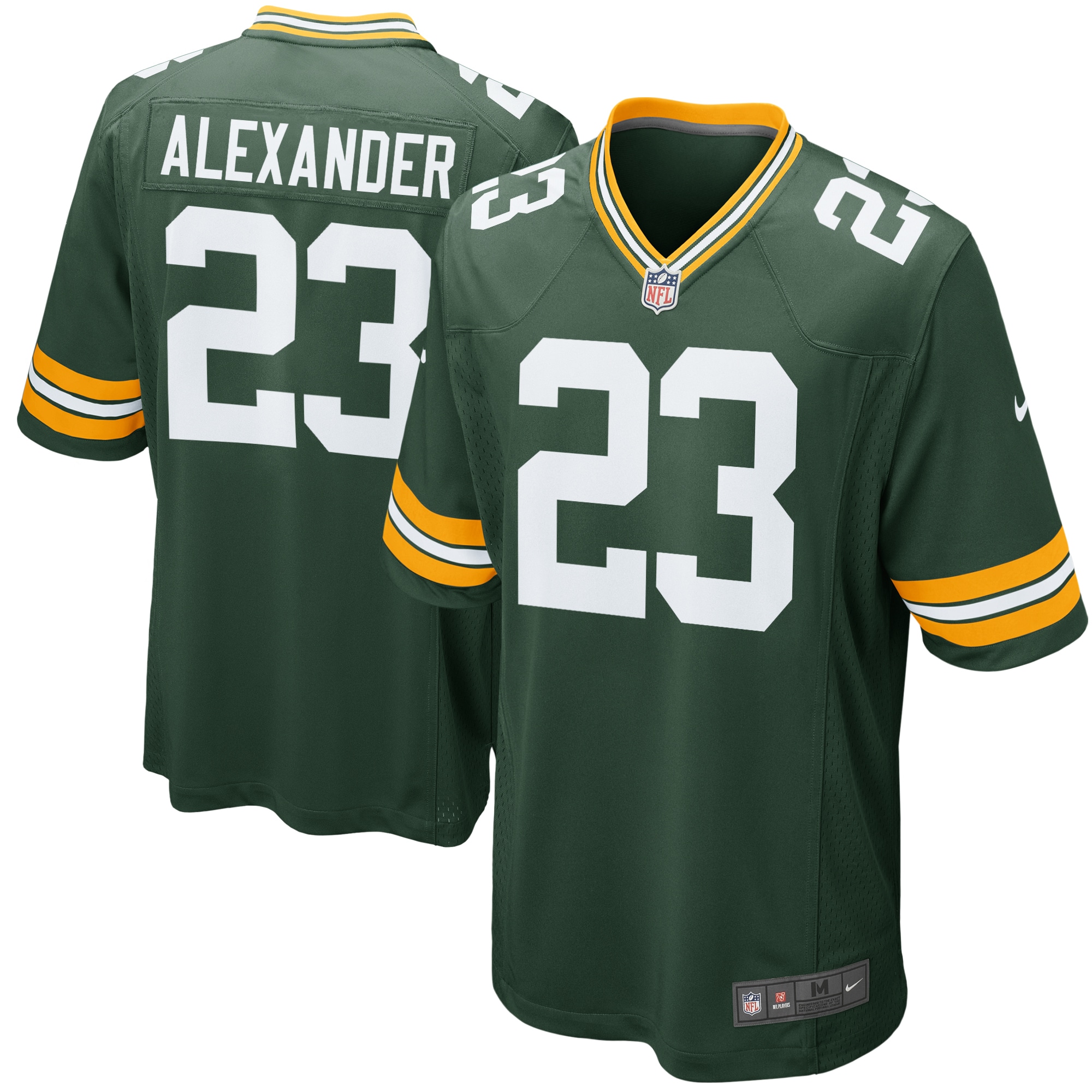 Jaire Alexander Green Bay Packers Nike Game Player Jersey - Green - vstockx