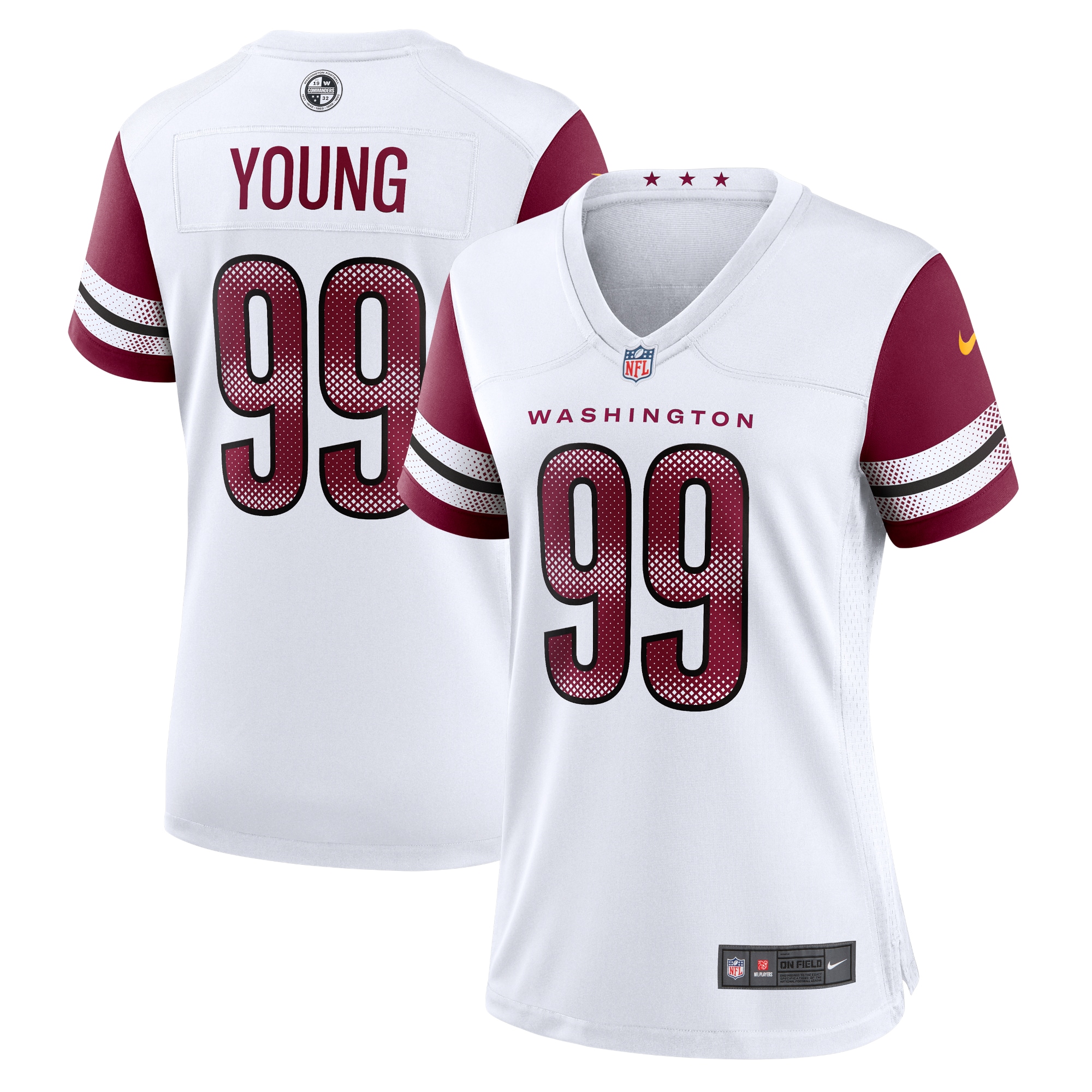 Chase Young Washington Commanders Nike Women's Player Jersey - White - vstockx