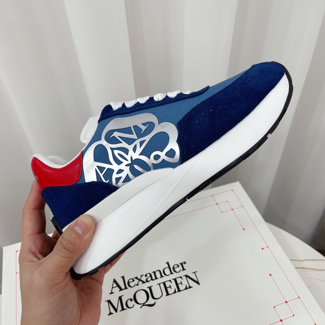 Alexande McQueen Breathable Mesh Sand Inside 4.5cm Size 35-40 - vstockx