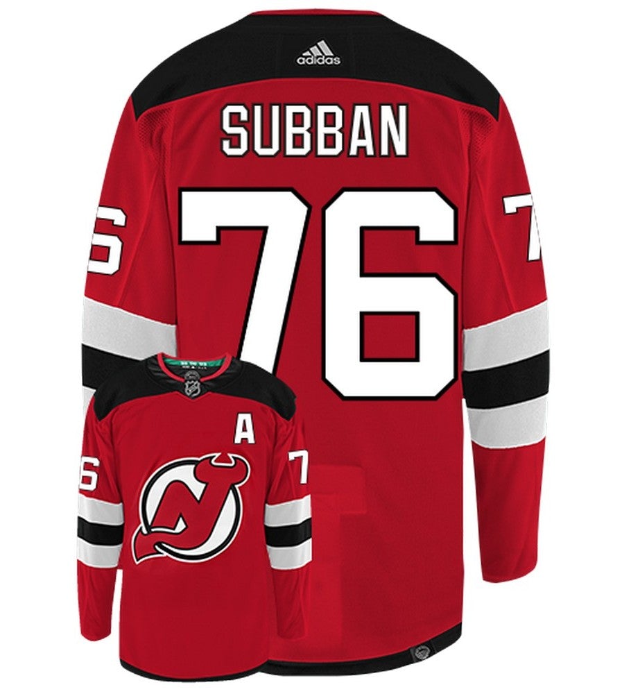 PK Subban New Jersey Devils Adidas Primegreen Authentic NHL Hockey Jersey - vstockx