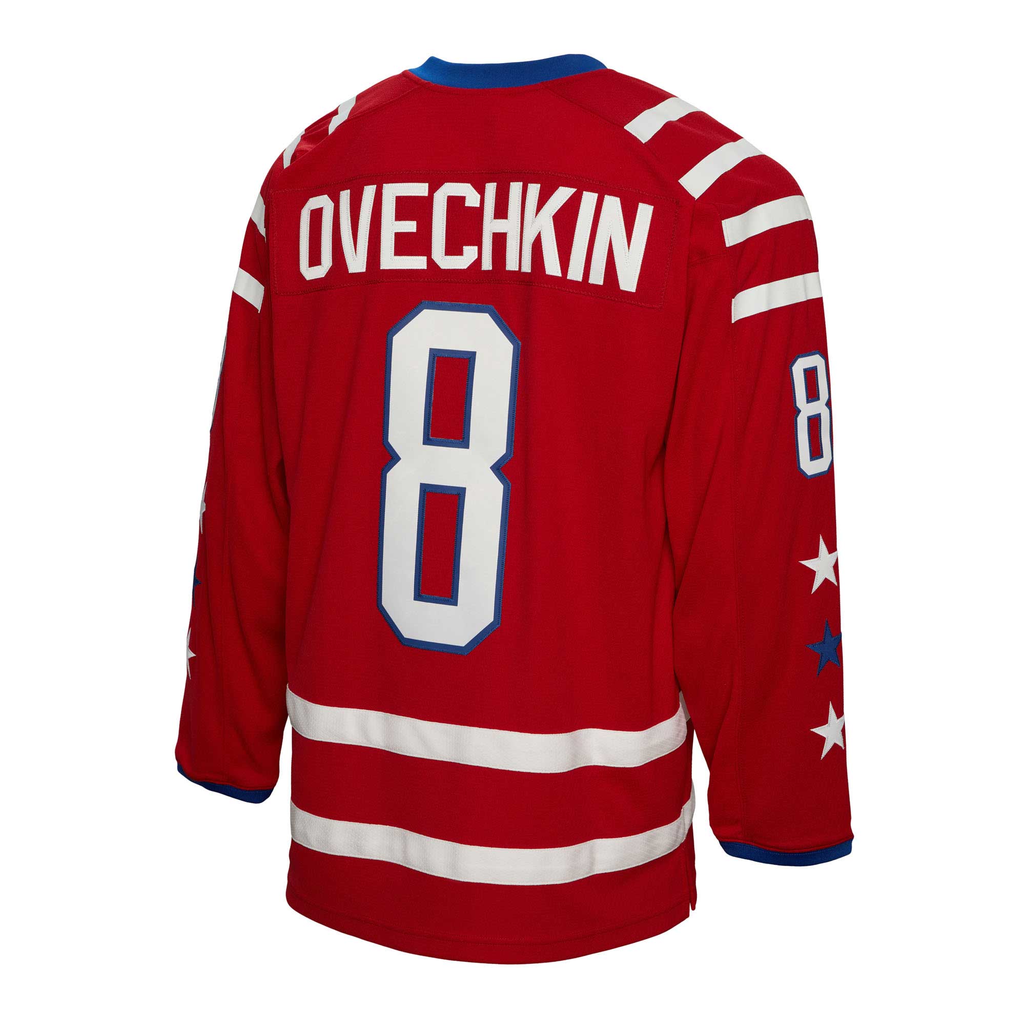 Alexander Ovechkin Washington Capitals Mitchell & Ness 2015 Captain Patch Blue Line Player Jersey - Red - vstockx
