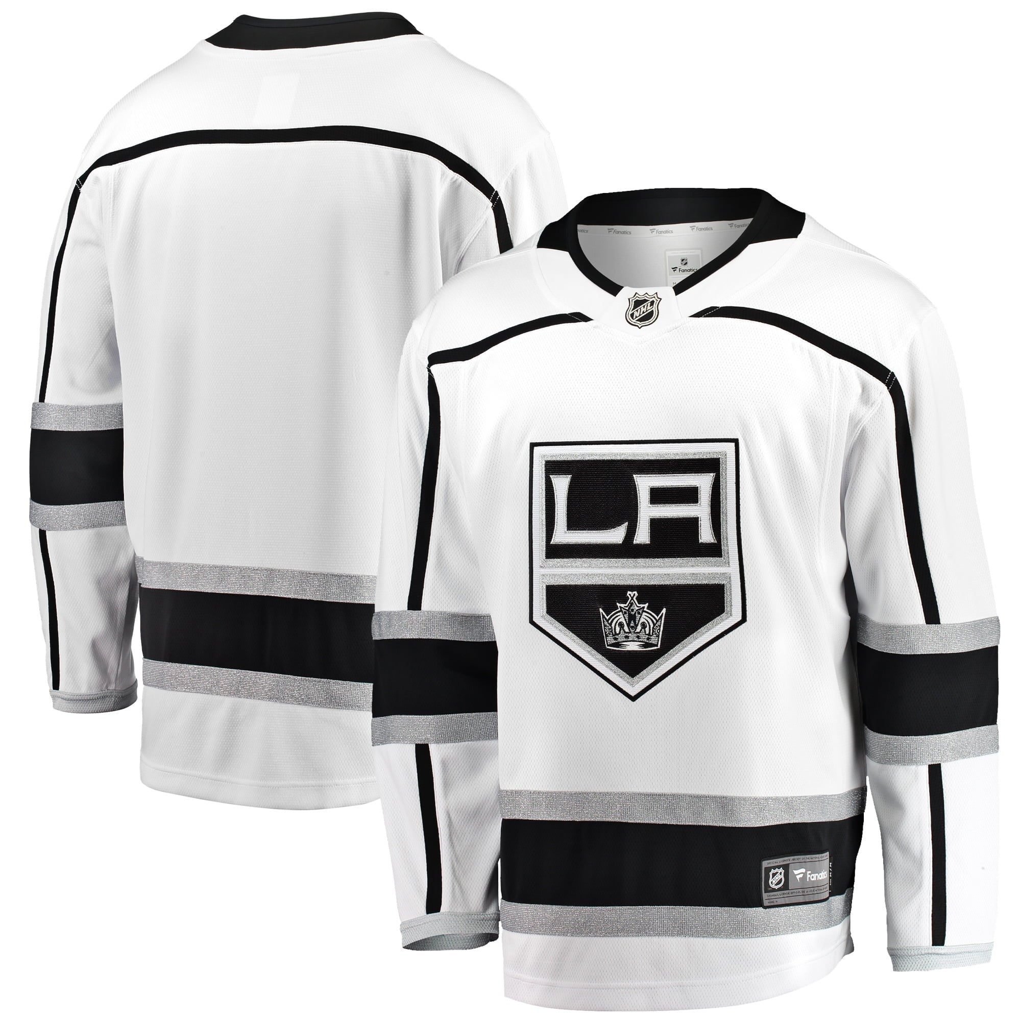 Men's Fanatics Branded White Los Angeles Kings Breakaway Away Jersey - vstockx