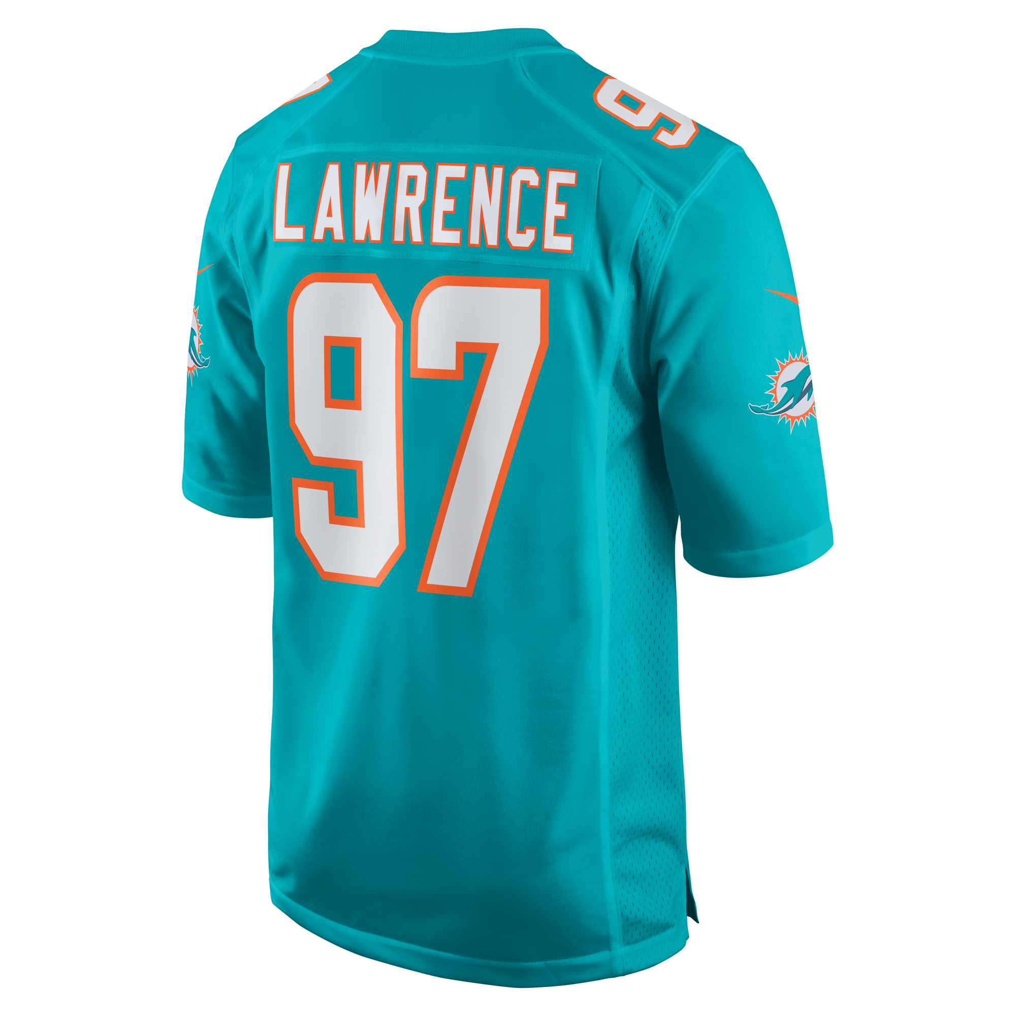 Rashard Lawrence Miami Dolphins Nike Team Game Jersey - Aqua - vstockx