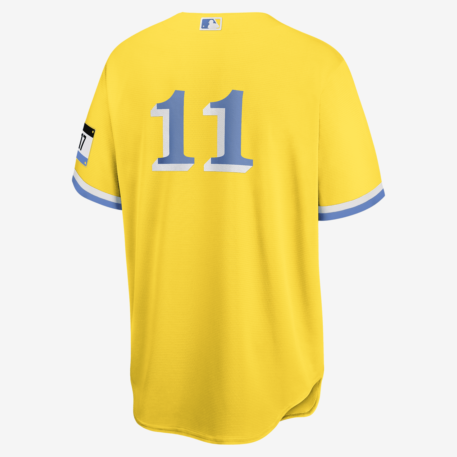 MLB Boston Red Sox City Connect (Rafael Devers) Men's Replica Baseball Jersey - Gold/Light Blue - vstockx