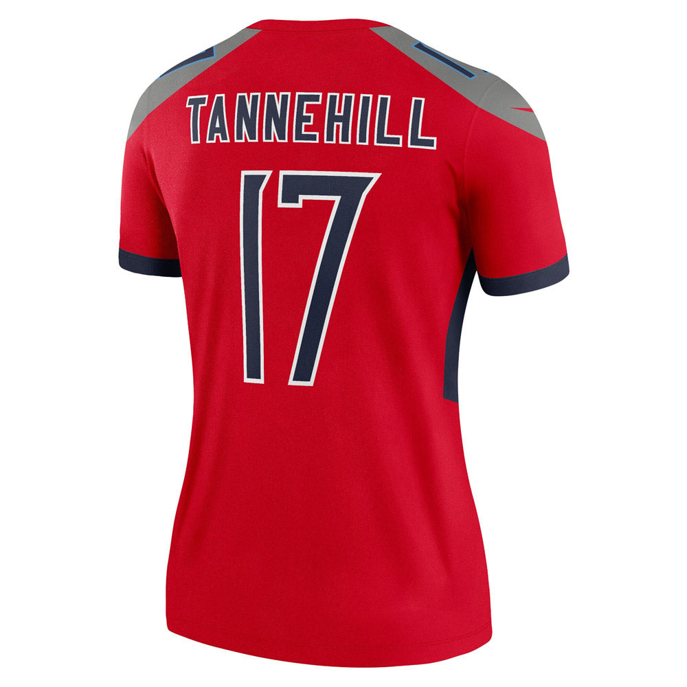 Women's Tennessee Titans Ryan Tannehill Inverted Legend Jersey Red - vstockx