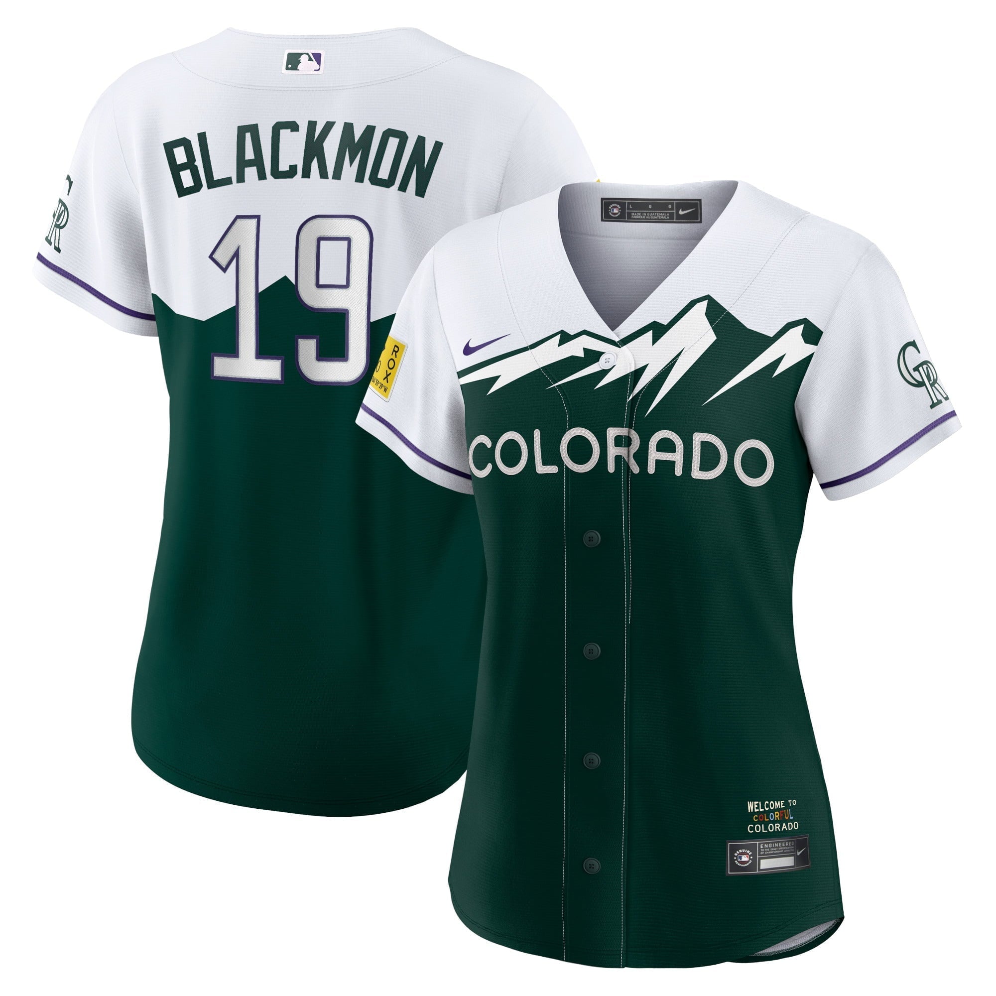 Women's Nike Charlie Blackmon Green Colorado Rockies 2022 City Connect Replica Player Jersey - vstockx