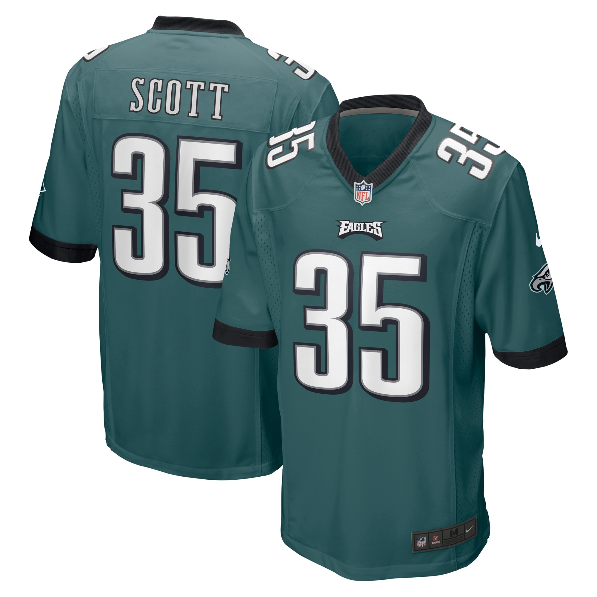 Boston Scott Philadelphia Eagles Nike Game Jersey - Midnight Green - vstockx