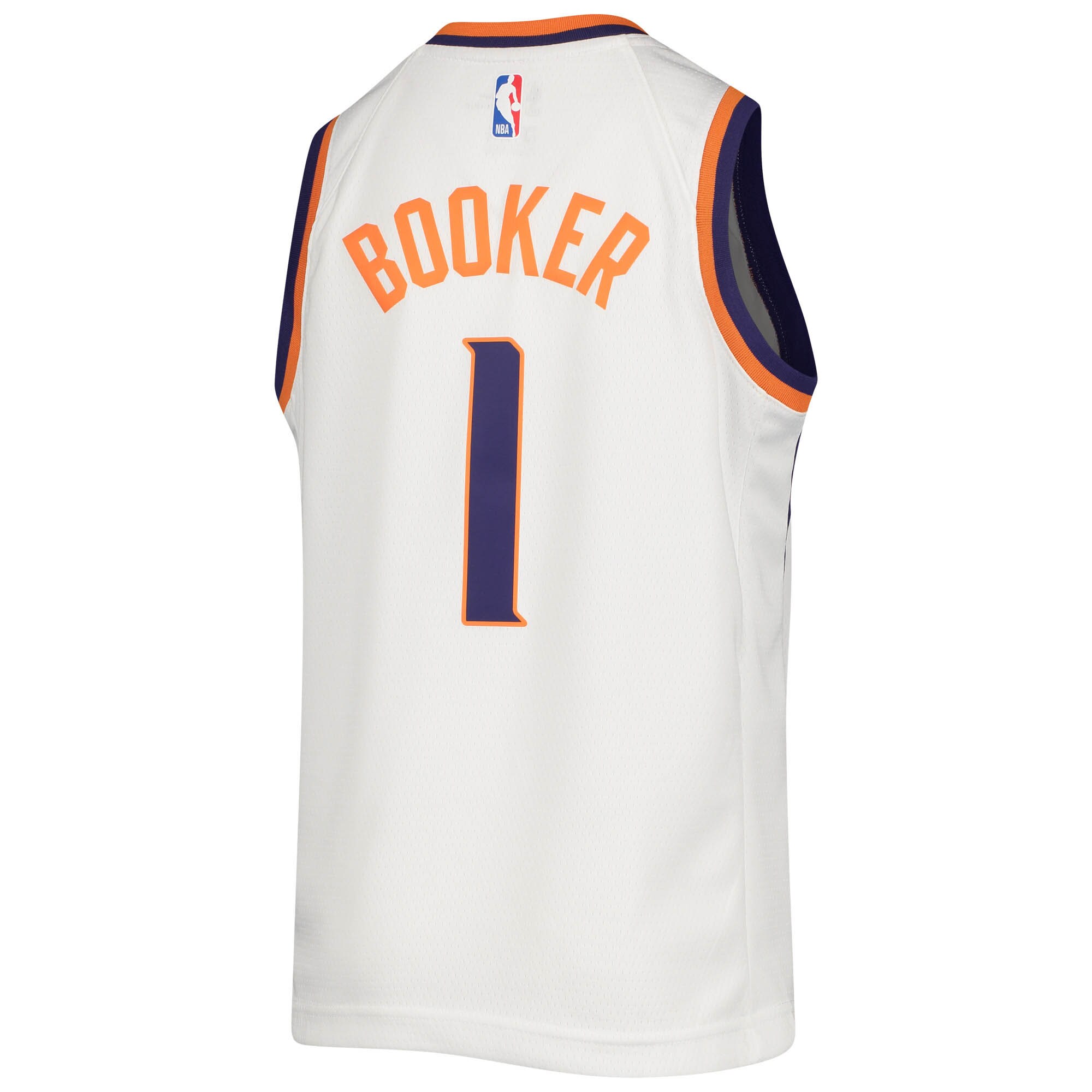 Devin Booker Phoenix Suns Nike Youth 2020/21 Swingman Jersey - Association Edition - White - vstockx