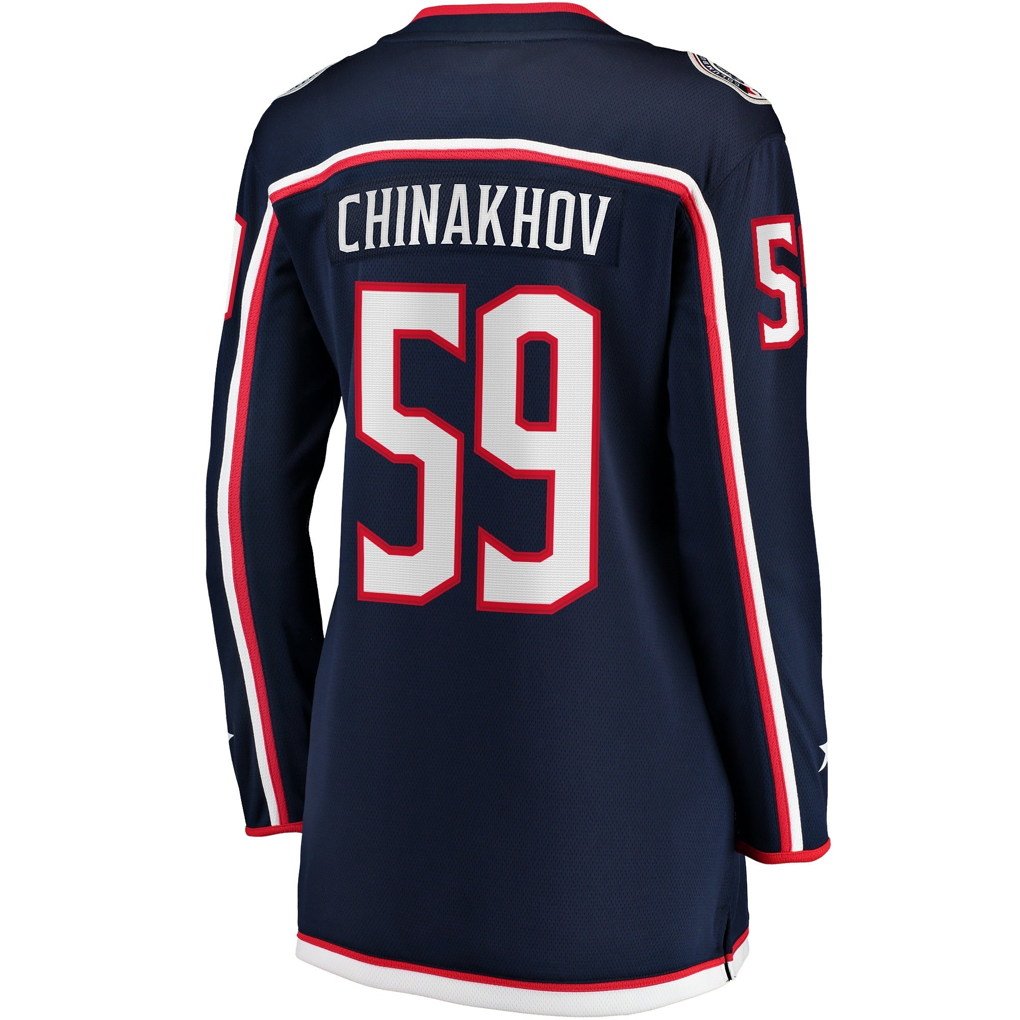 Women's Fanatics Branded Yegor Chinakhov Navy Columbus Blue Jackets Home Breakaway Player Jersey - vstockx