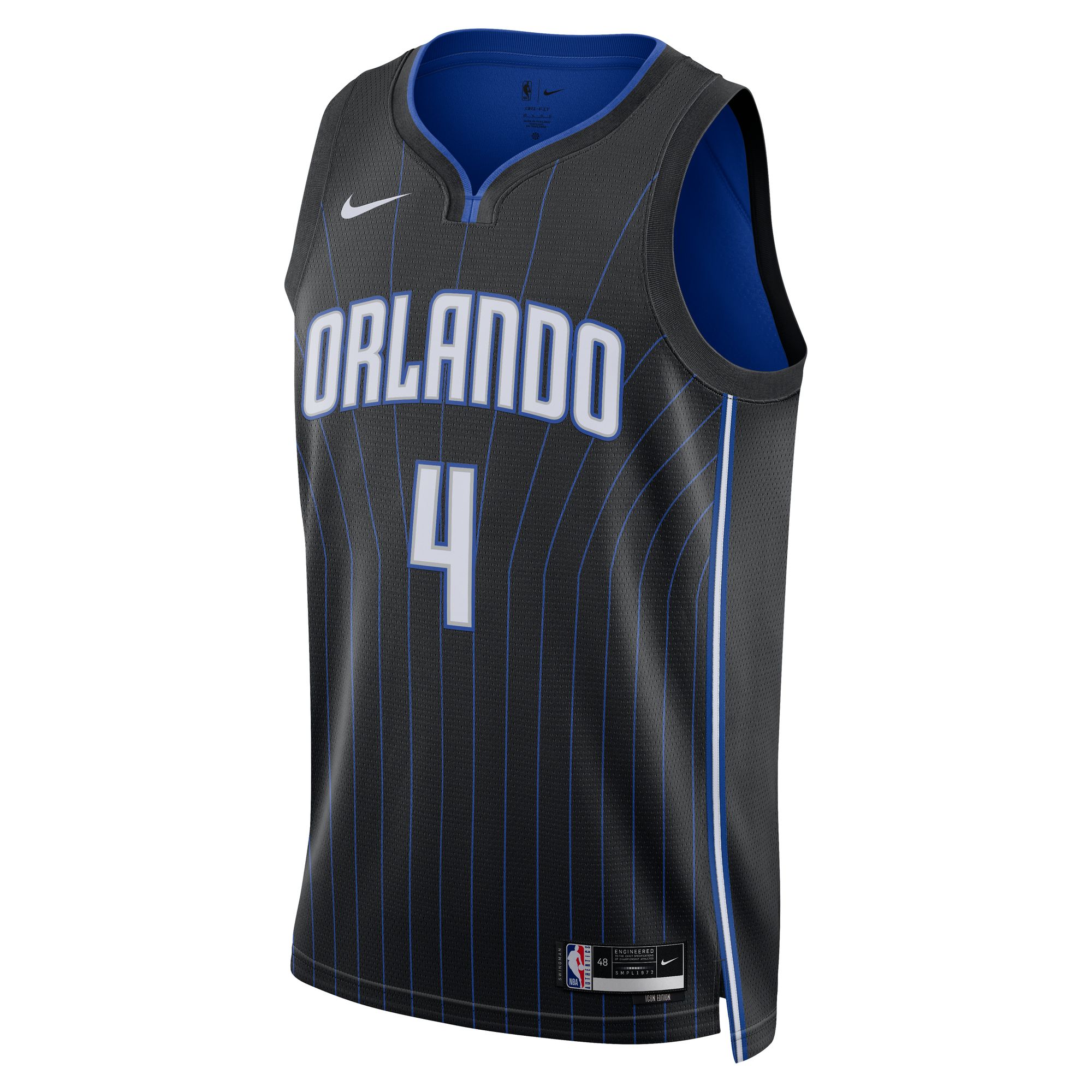 Jalen Suggs Orlando Magic Nike Unisex Swingman Jersey - Association Edition - Black - vstockx