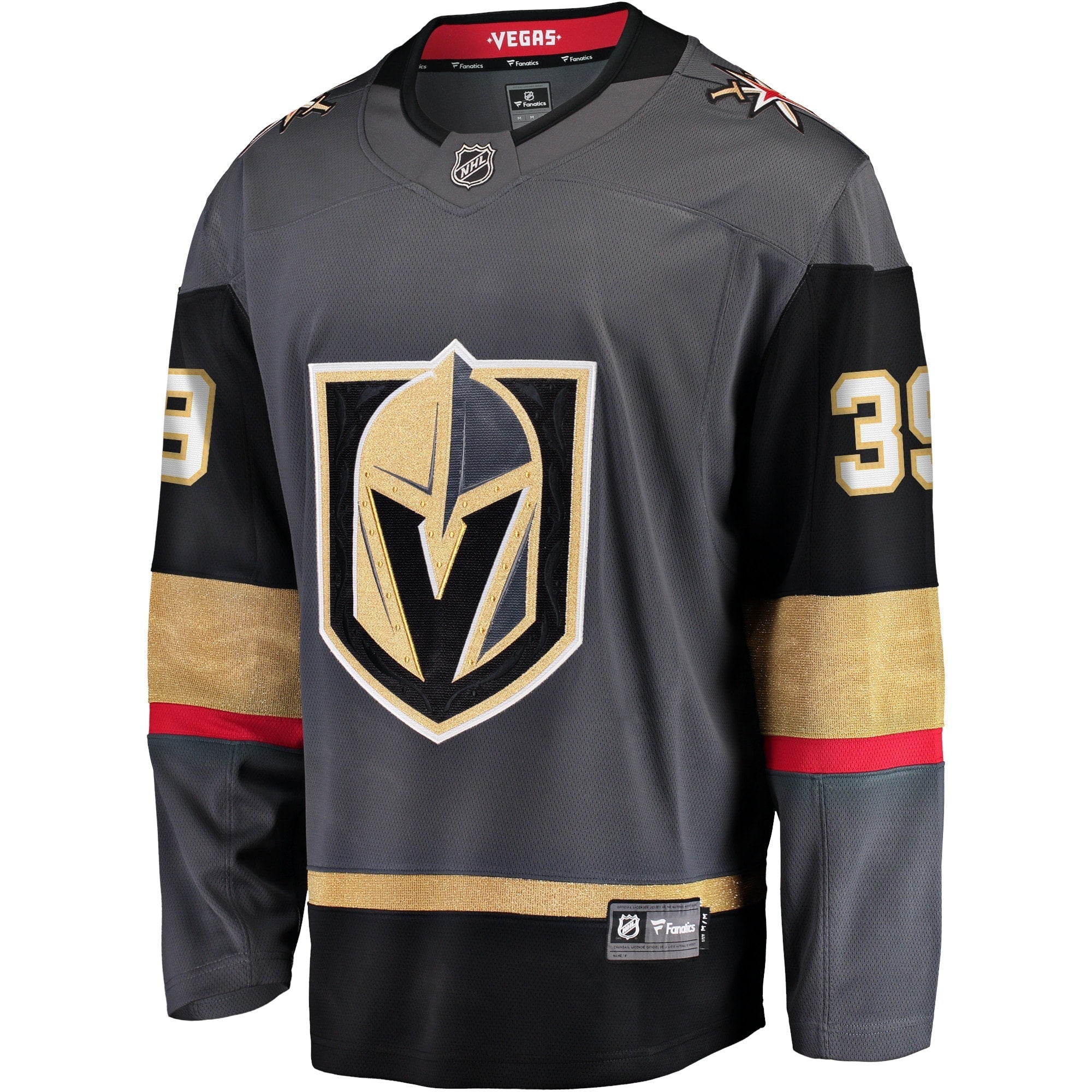 Men's Fanatics Branded Laurent Brossoit Gray Vegas Golden Knights Home Breakaway Player Jersey - vstockx