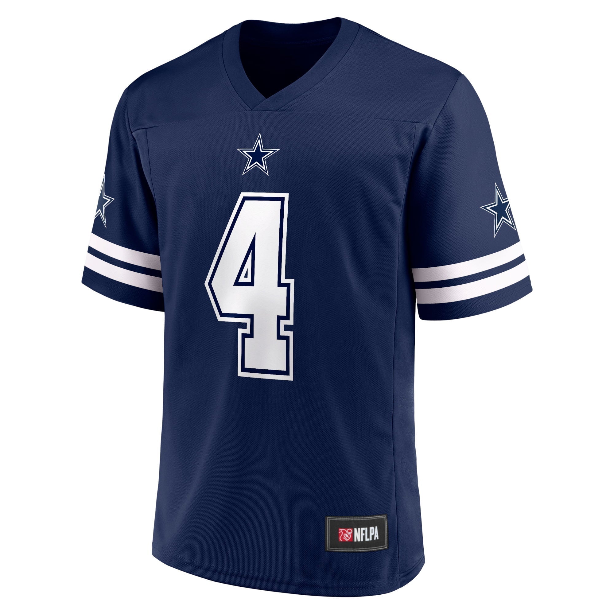 Men's Dallas Cowboys Dak Prescott Fanatics Branded Navy Replica Player Jersey - vstockx