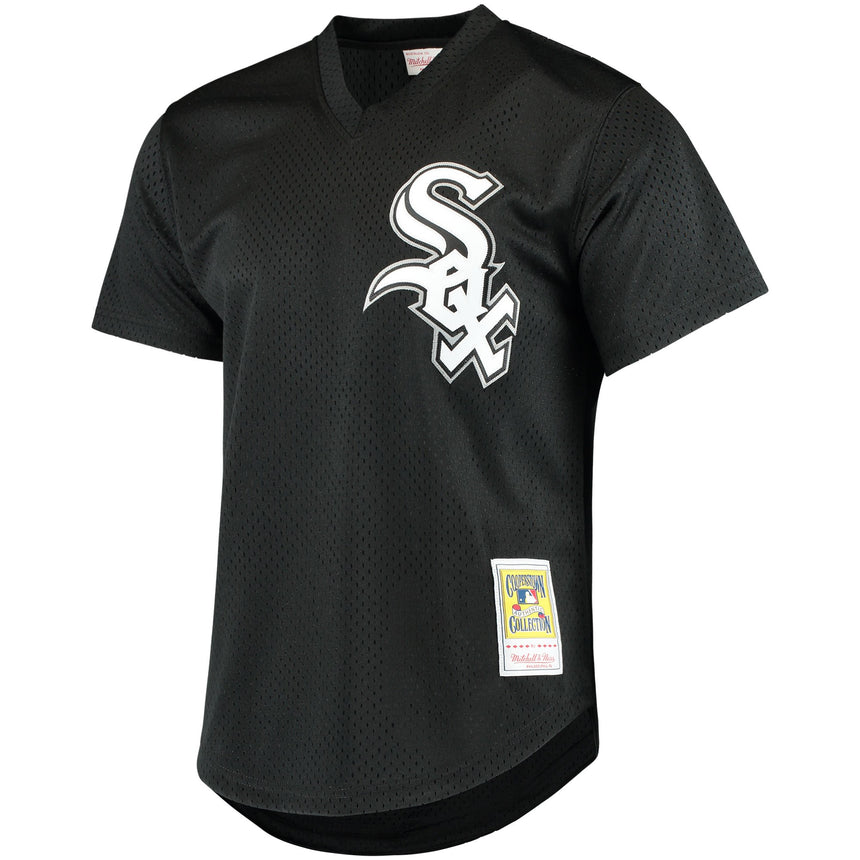 Frank Thomas Chicago White Sox Mitchell & Ness Cooperstown Mesh Batting Practice Jersey Black - vstockx
