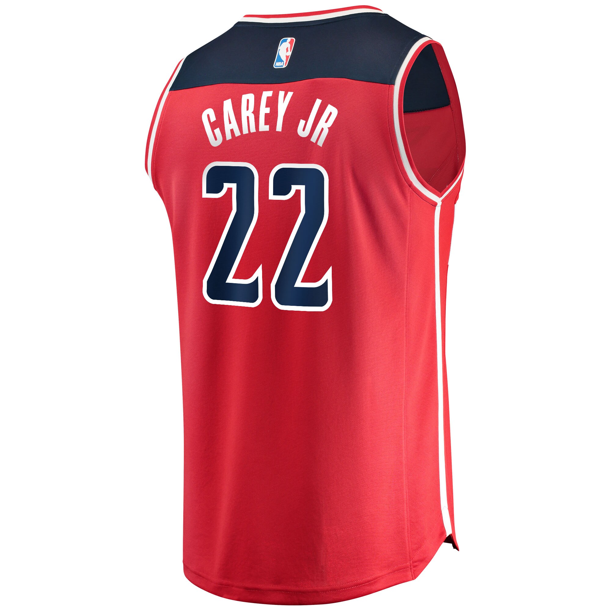 Vernon Carey Jr. Washington Wizards Fanatics Branded 2021/22 Fast Break Replica Jersey - Icon Edition - Red - vstockx