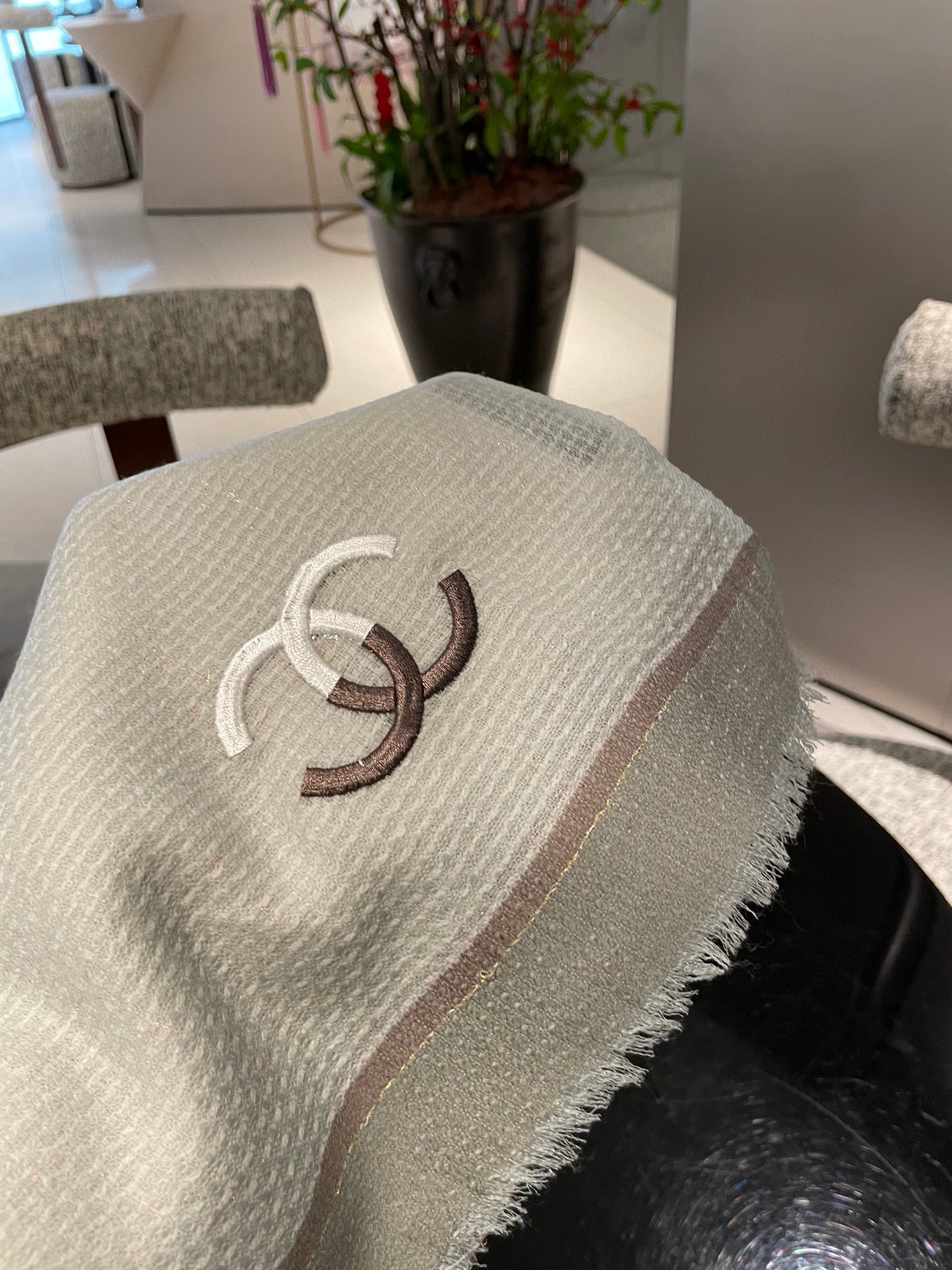 Streetwear Scarf CHANEL 328933 SIZE:90*200cm - vstockx