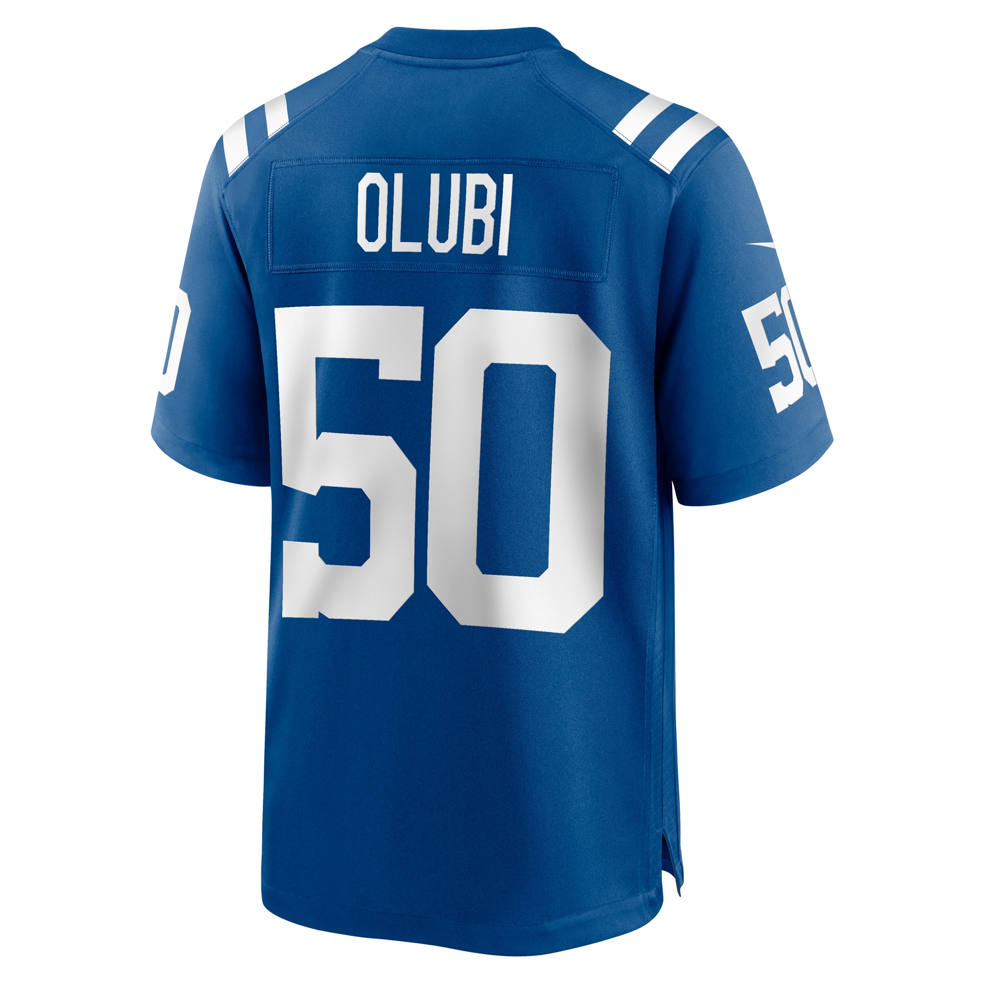 Segun Olubi Indianapolis Colts Nike Game Player Jersey - Royal - vstockx
