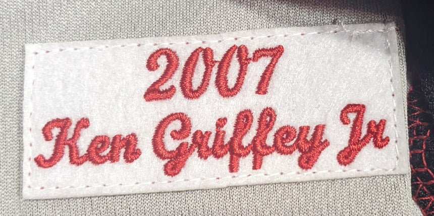 Men's Cincinnati Reds Ken Griffey Jr. Mitchell & Ness 2007 Red Cooperstown Collection Batting Practice Jersey - vstockx