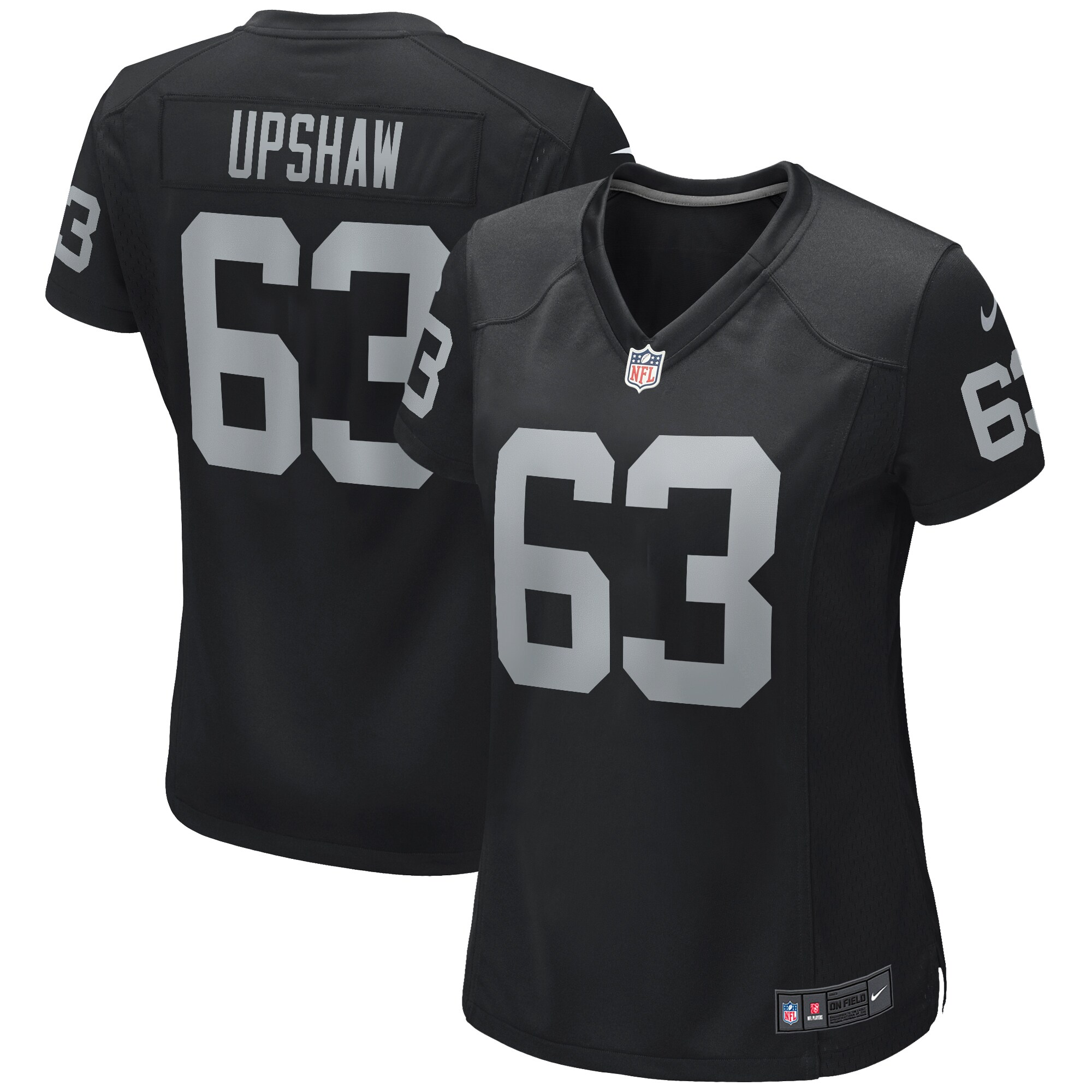 Gene Upshaw Las Vegas Raiders Nike Women's Game Retired Player Jersey - Black - vstockx
