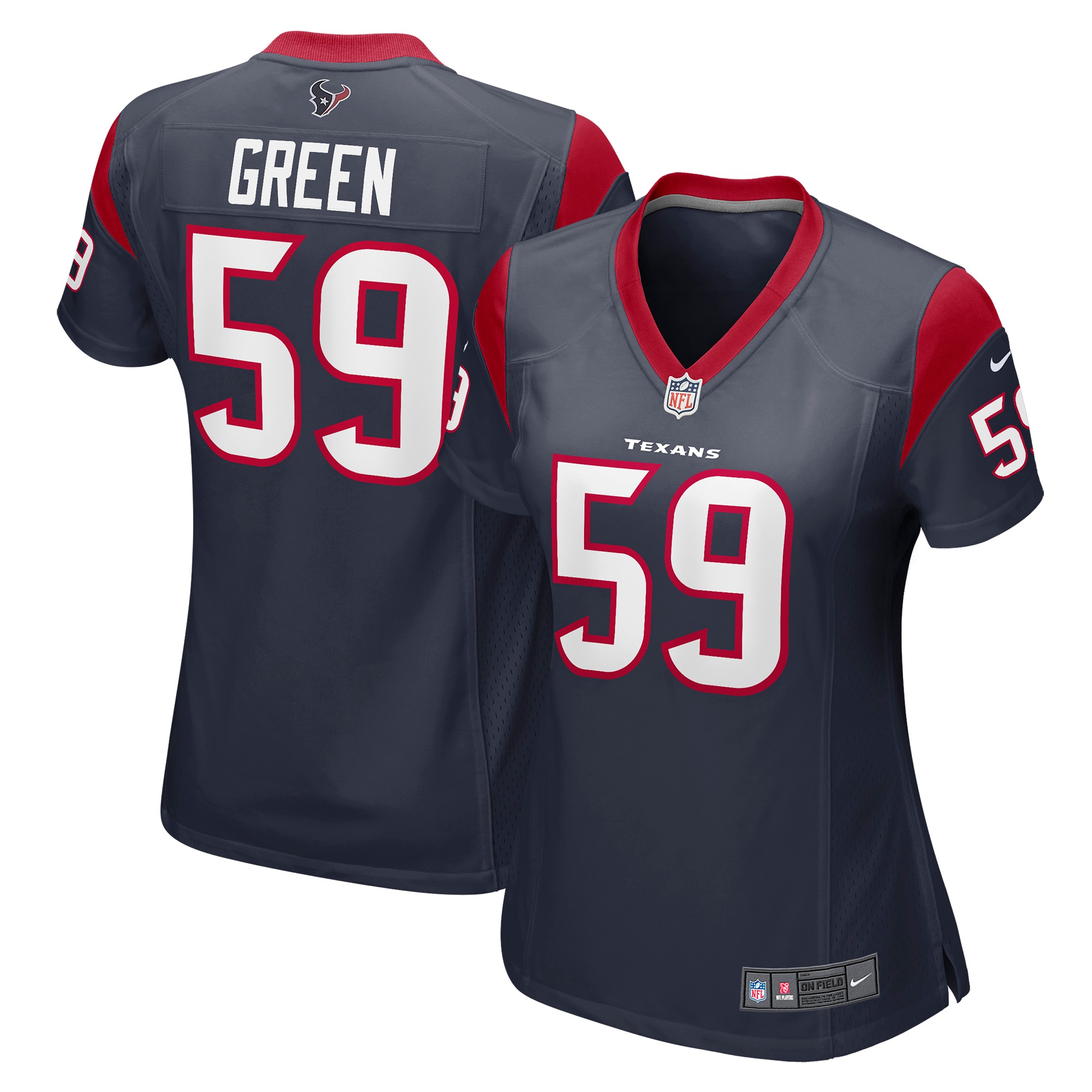Kenyon Green Houston Texans Nike Women's Game Player Jersey - Navy - vstockx