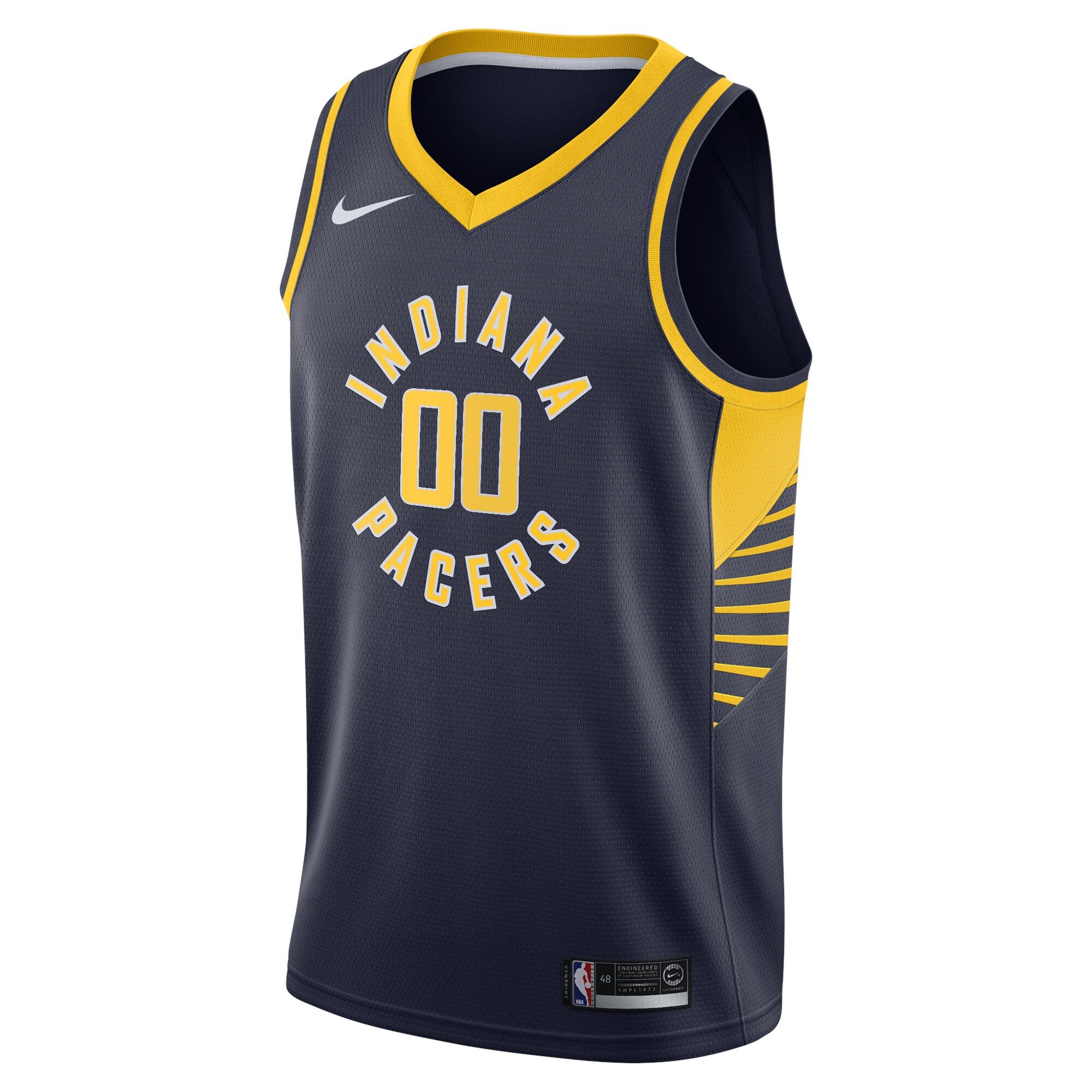 Indiana Pacers Nike Swingman Custom Jersey Navy - Icon Edition - vstockx
