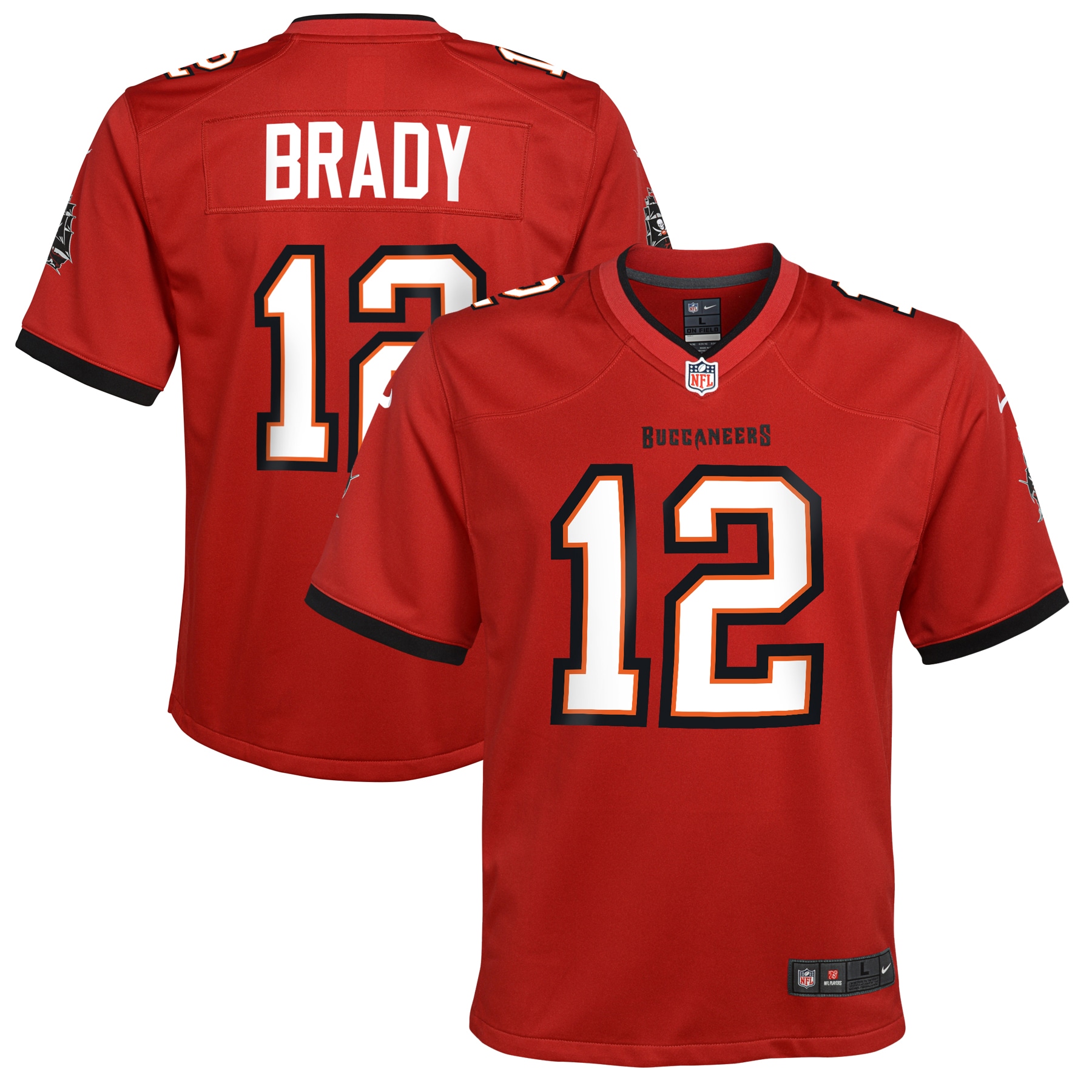 Tom Brady Tampa Bay Buccaneers Nike Youth Game Jersey - Red - vstockx