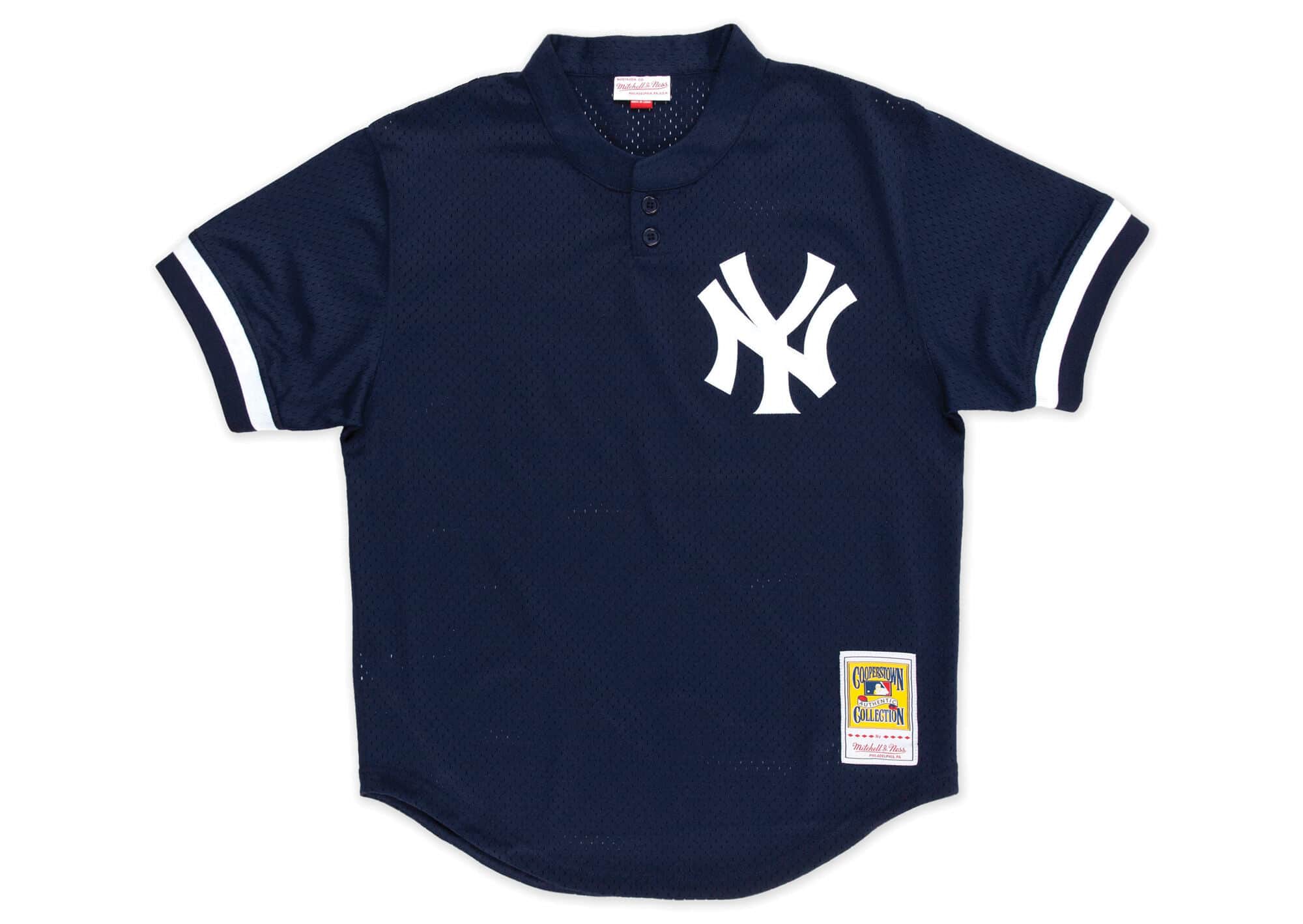 Authentic Bernie Williams New York Yankees 1995 Pullover Jersey - vstockx