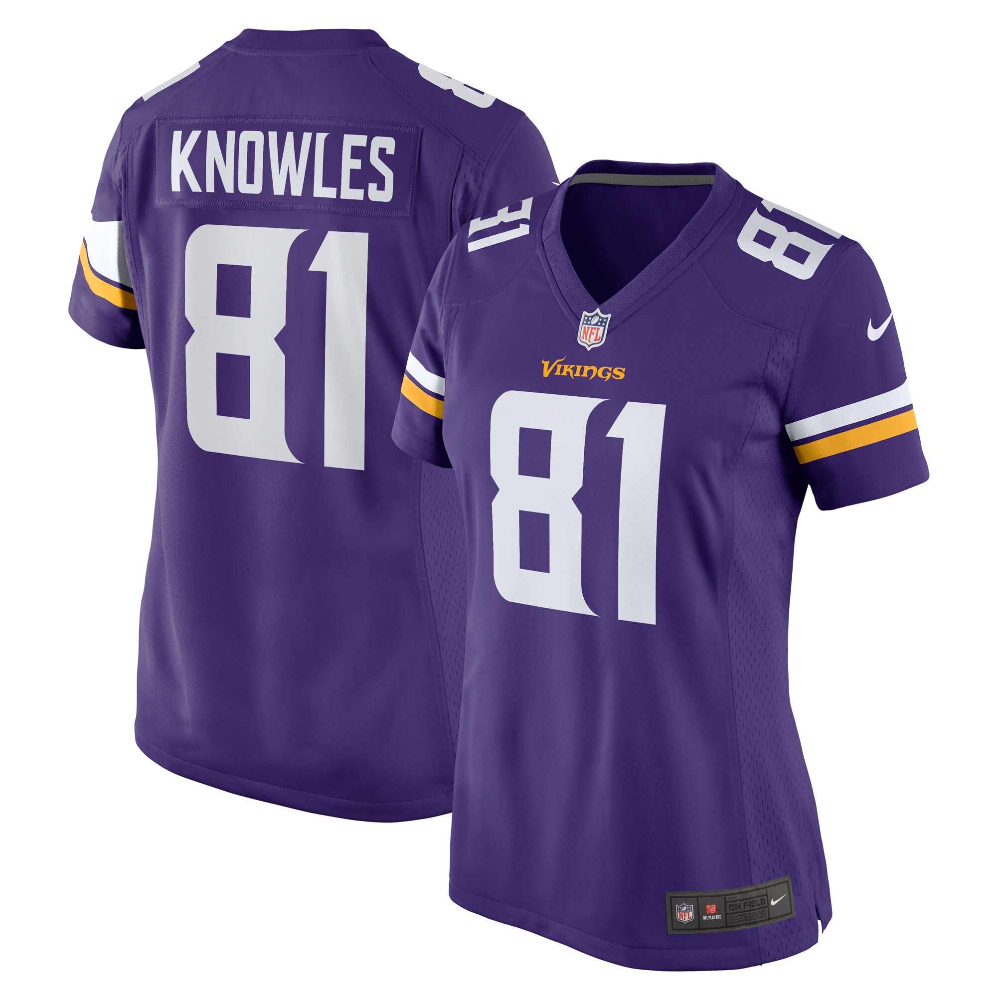 Malik Knowles Minnesota Vikings Nike Women's Team Game Jersey - Purple - vstockx