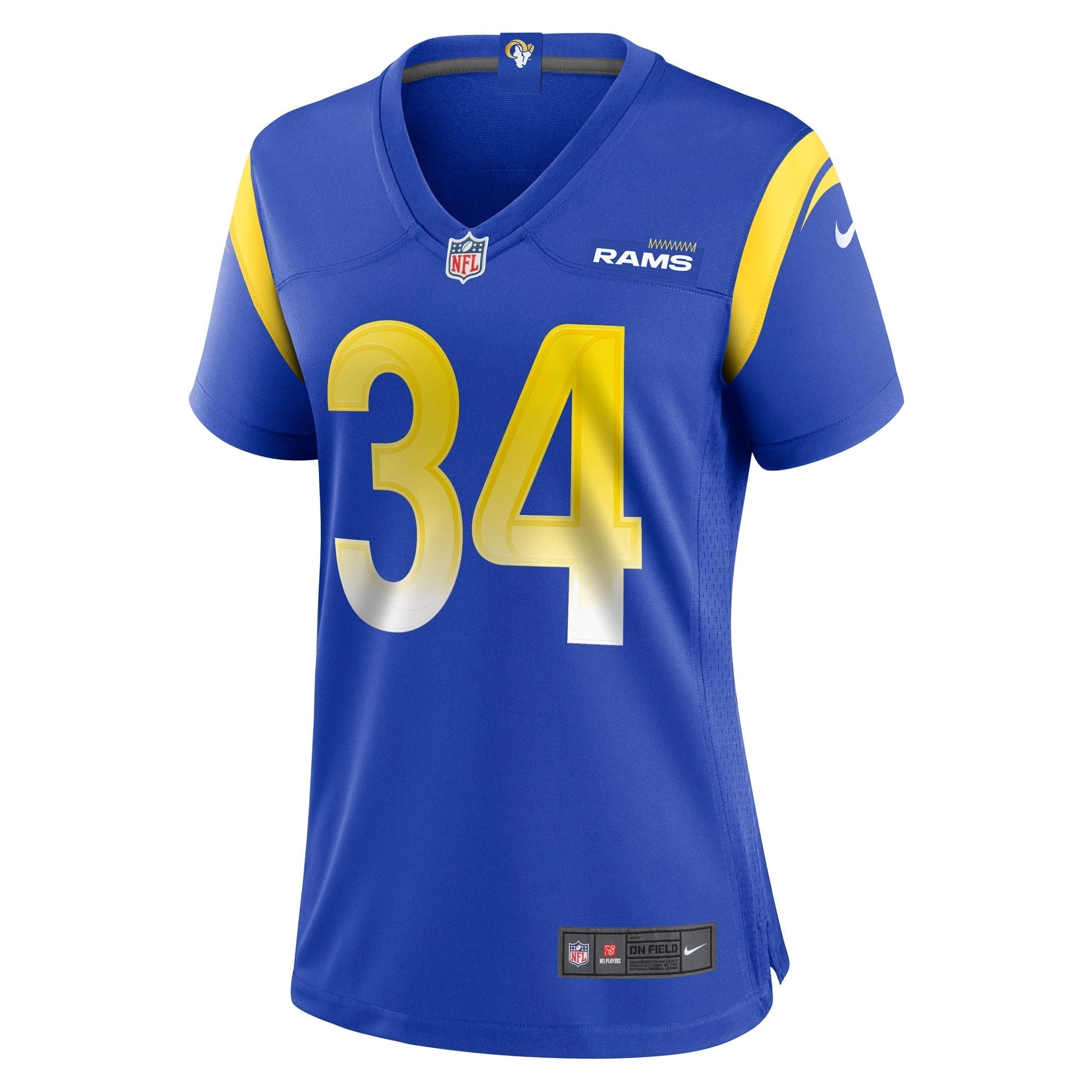 Women's Nike Jake Funk Royal Los Angeles Rams Game Player Jersey - vstockx